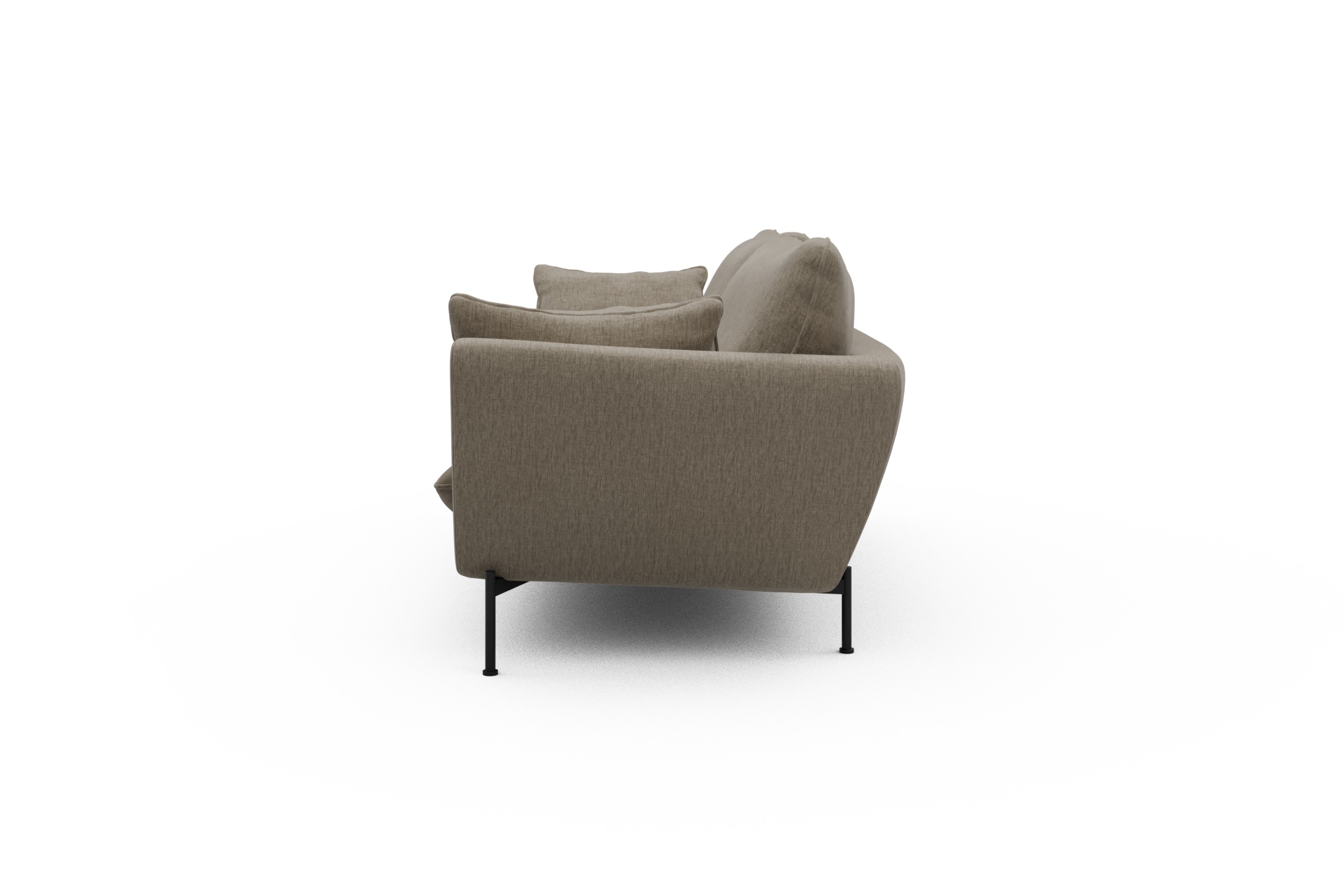 Sofa Anton 3-Sitzer Smooth-Beige