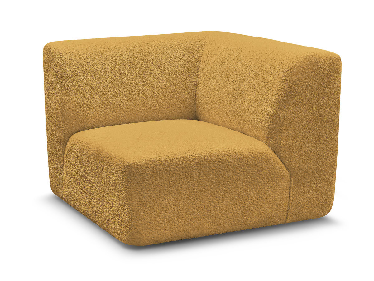 Bobochic Anda Sofa 1-Sitzer Chenille Gelb