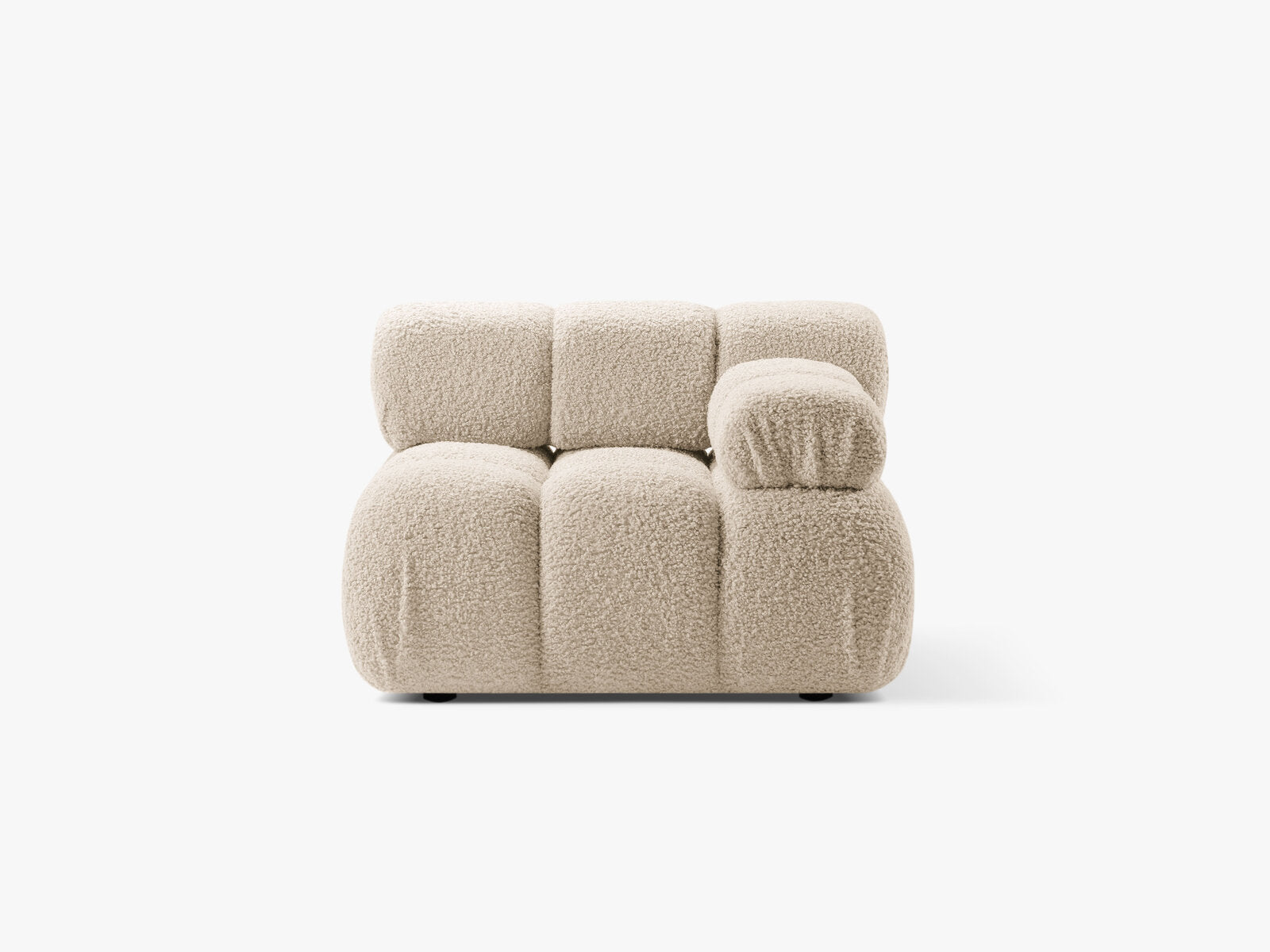 Micadoni Eckmodul Bellis Rechts Boucle Rolf Helles Beige