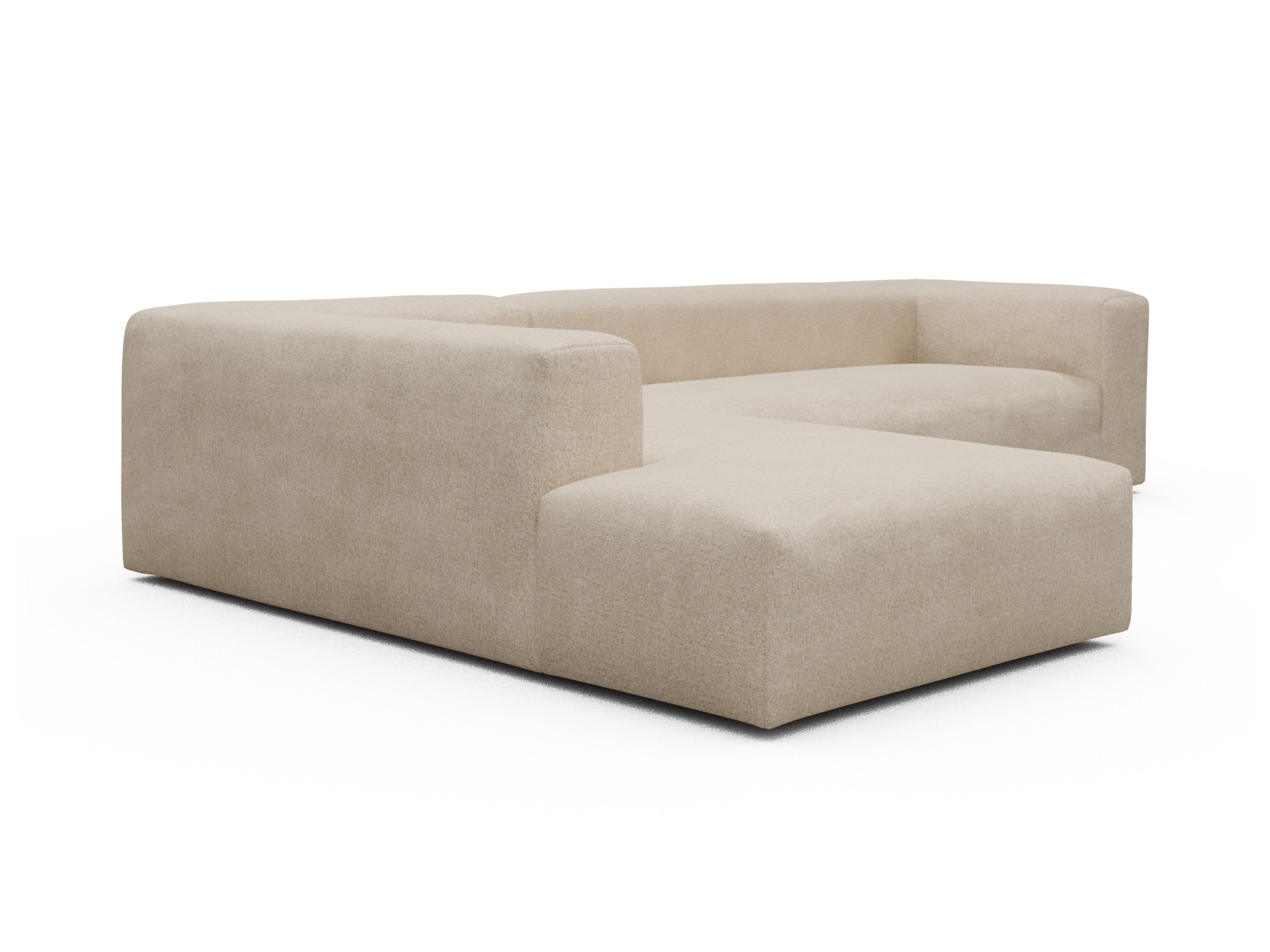 Skandi Home Ecksofa Fred Relax-Ecke links mit 2,5-Sitzer Casone-Natural-Beige moebelfaktor