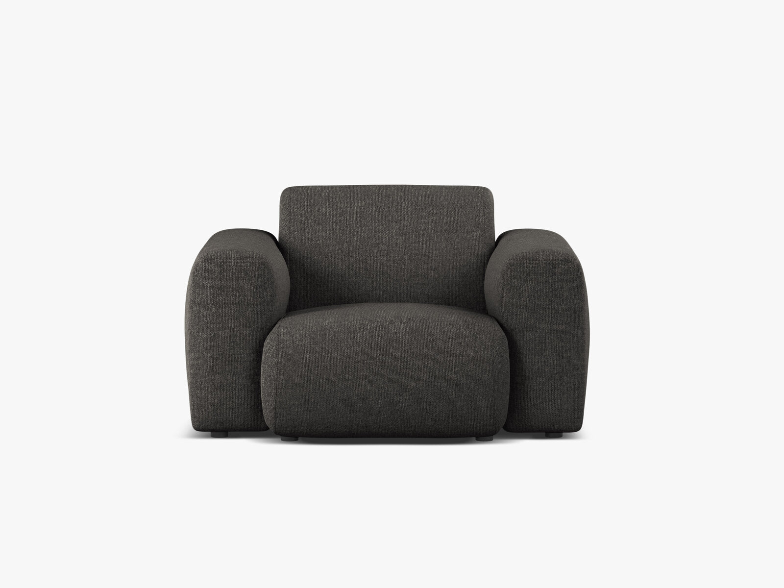 Micadoni Sessel Molino Chenille Eden Dunkelgrau
