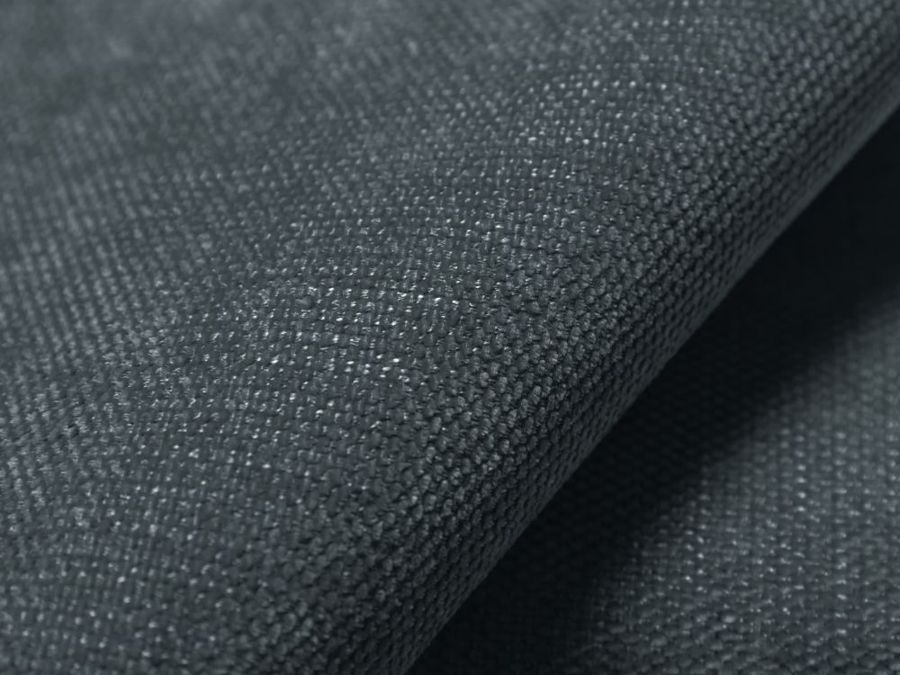 Cosmopolitan Design Symmetrisches Ecksofa Turin 5-Sitzer Strukturierter Stoff Rosario Blaugrau