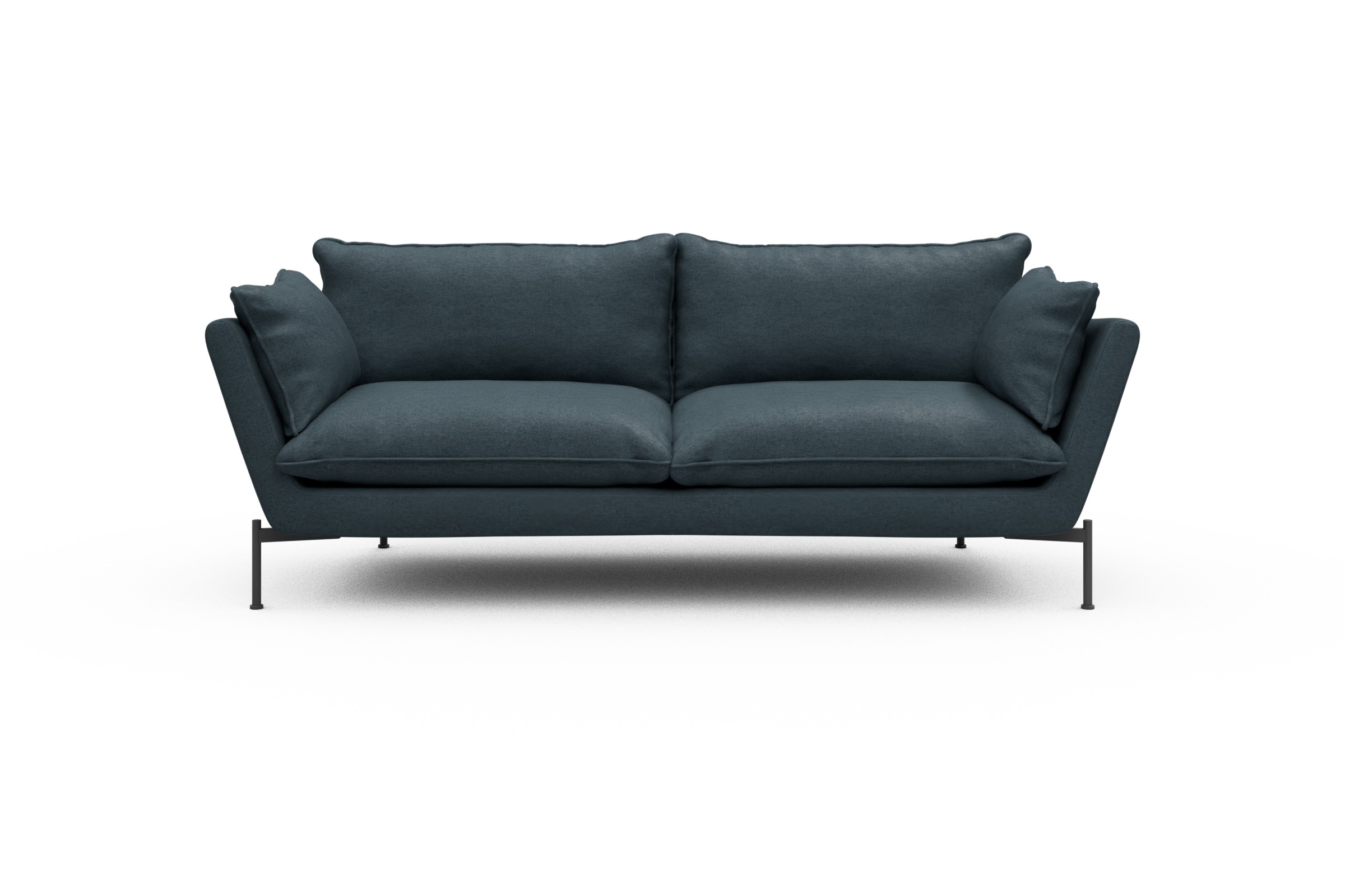 Skandi Home Sofa Anton PREMIUM 3-Sitzer Denari-Royal-Blue moebelfaktor