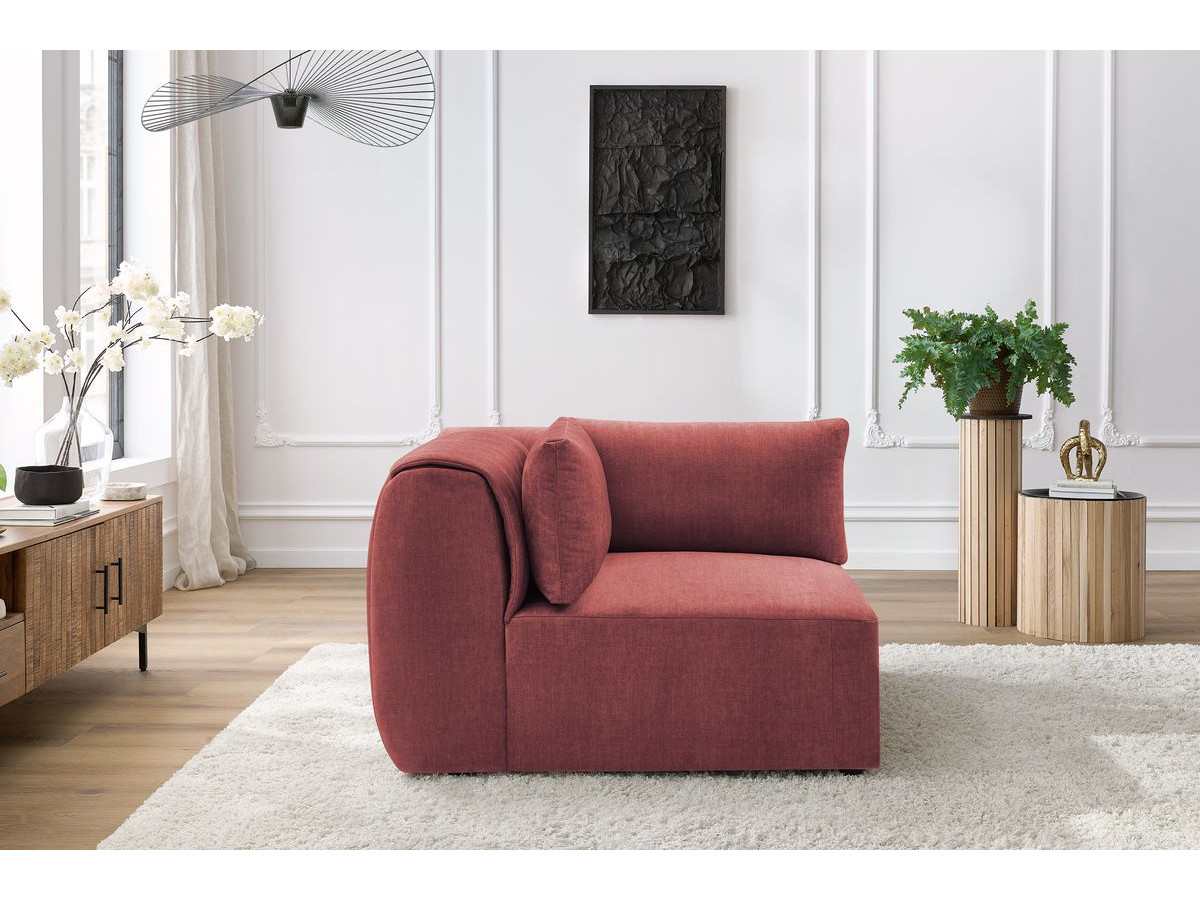 Bobochic Jeanne Eckmodul Samt Orange