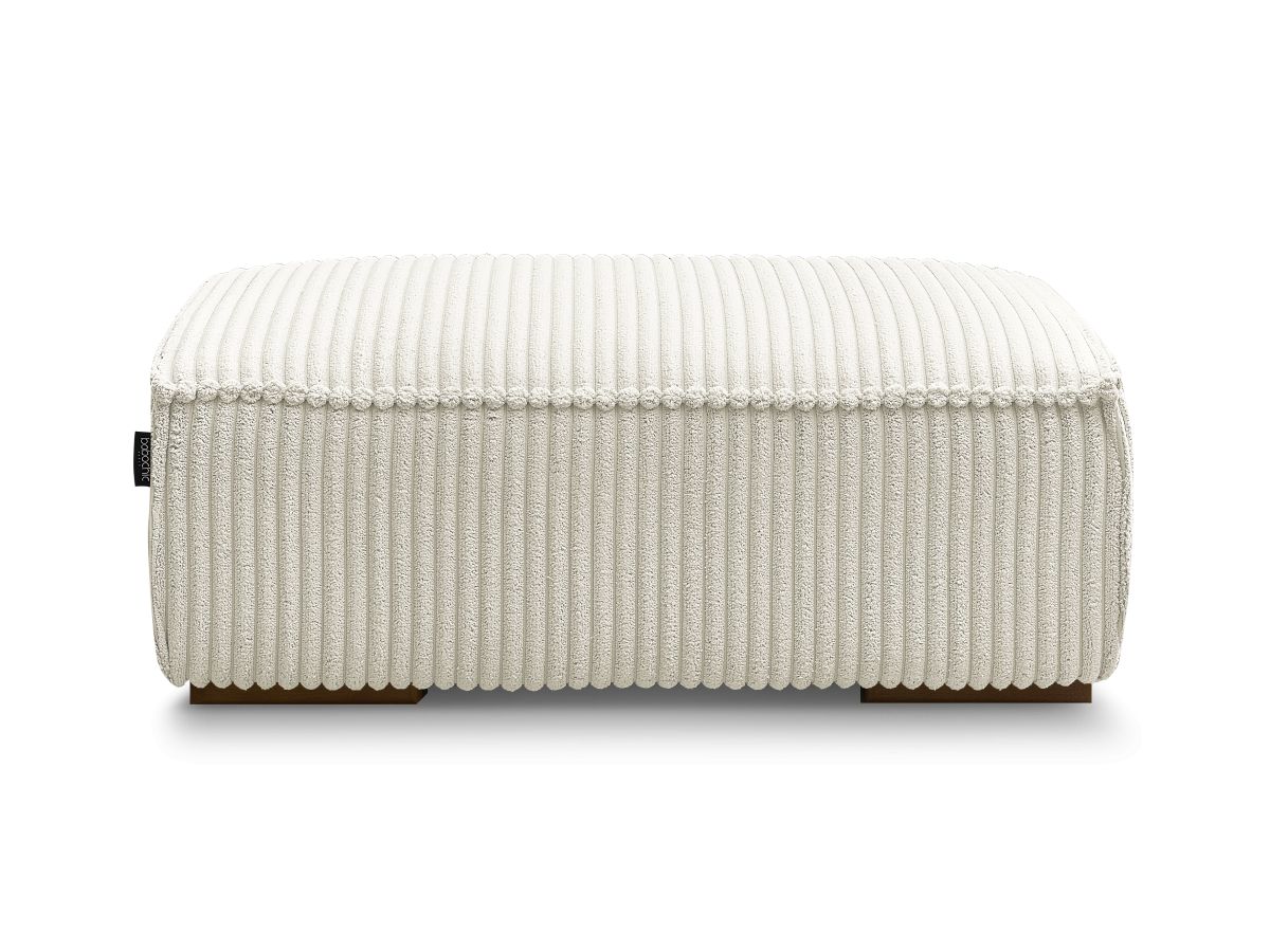 Bobochic Chelsea Pouf Breitcord weich Beige