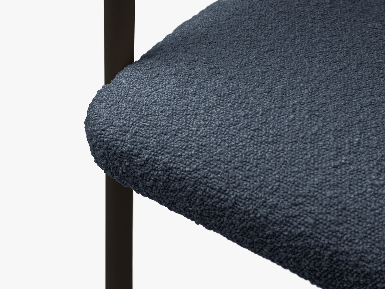 Micadoni Stuhl Lea Boucle Baloo Dunkelblau Black