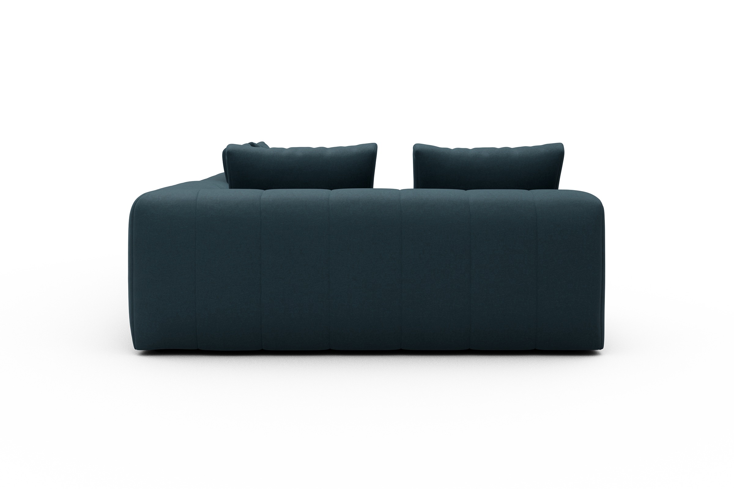 Ecksofa Hugo 2x 2,5-Sitzer Armlehne rechts Satya-Indigo