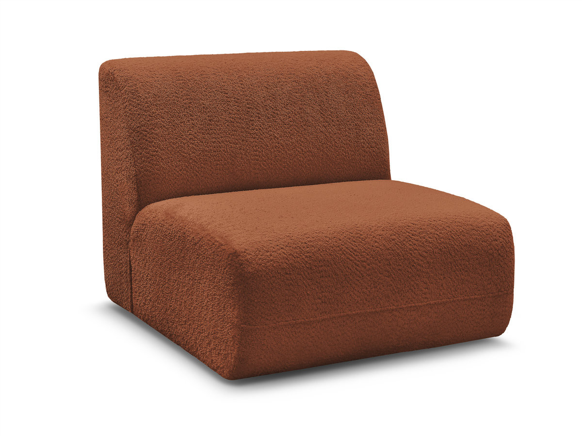 Bobochic Anda Sofamodul 1-Sitzer 84 × 103 cm Chenille Orange