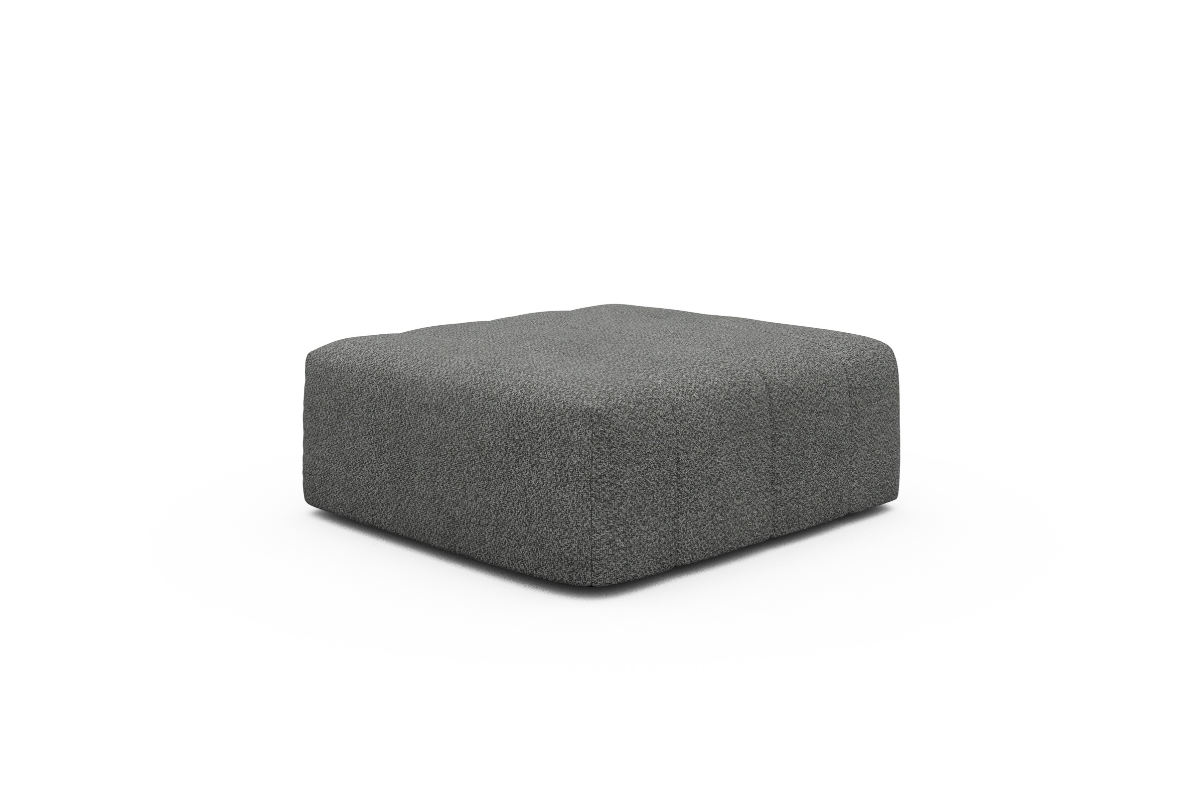 Sitzhocker Hugo Ottomane Vanora-Warm-Grey