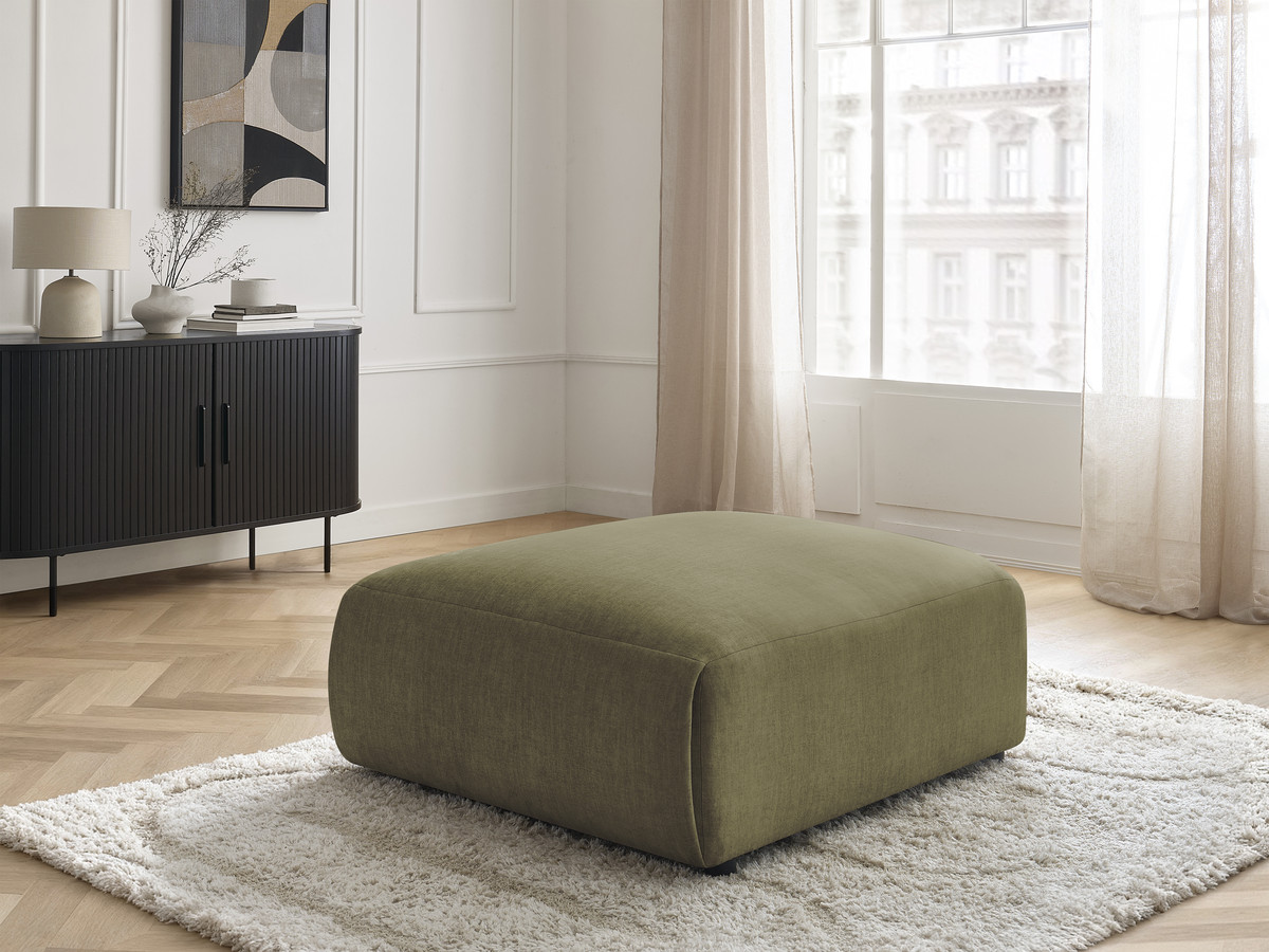Bobochic Jana Pouf 94 × 114 cm Samt Grün