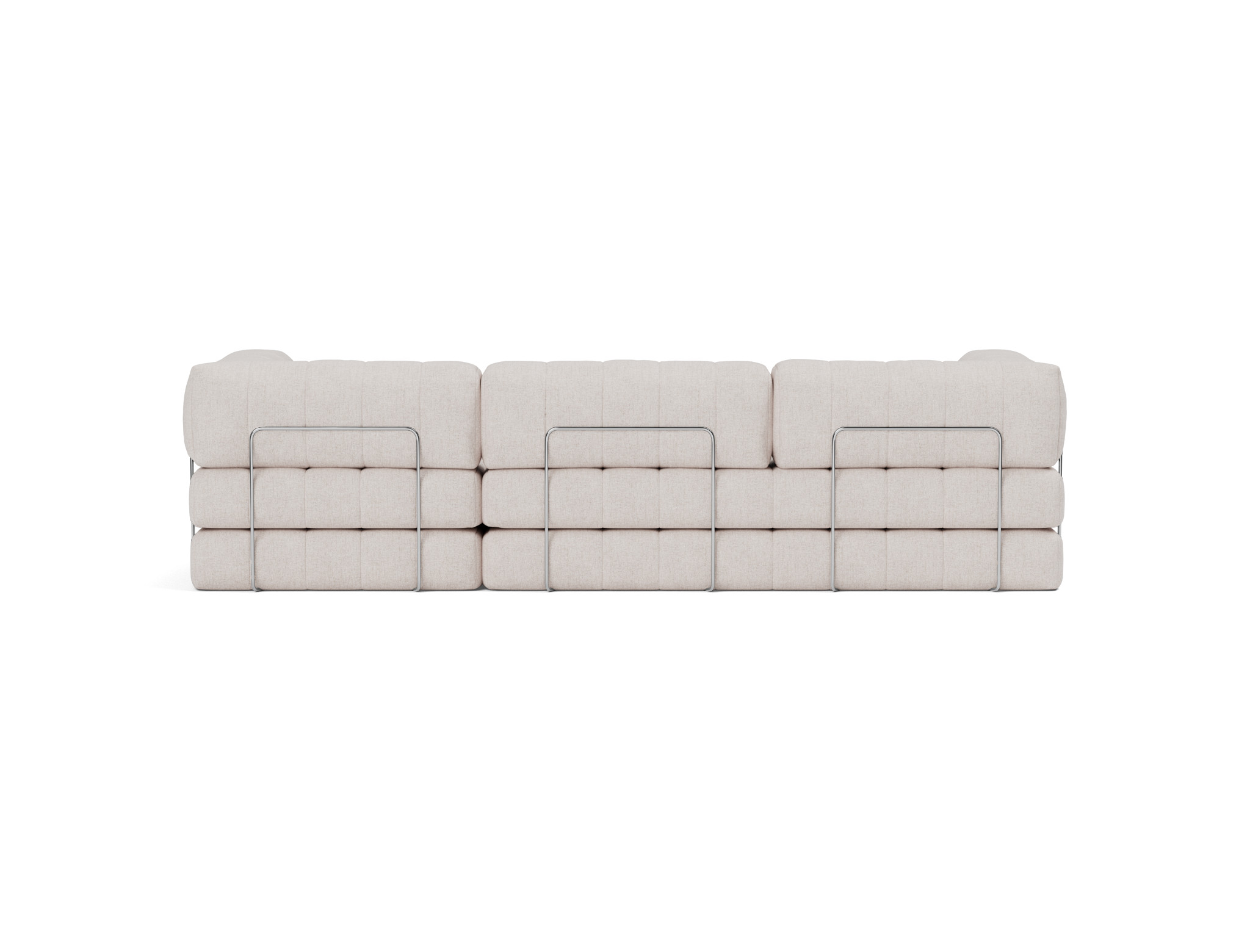 Schlafsofa CozyPad Grand mit Armlehnen Strukturierter Stoff Weda 300-Weda-Sand