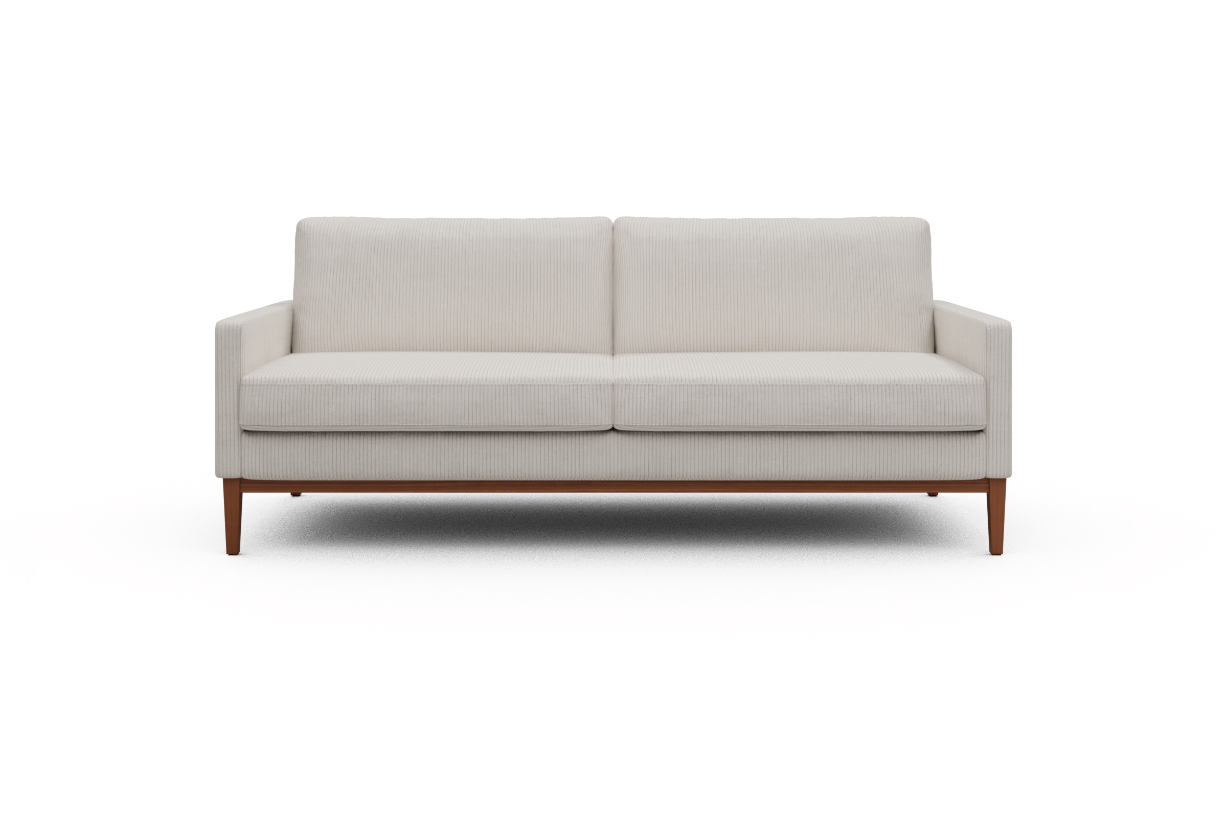 Skandi Home Sofa Bodo 3-Sitzer Corduroy-Ivory moebelfaktor