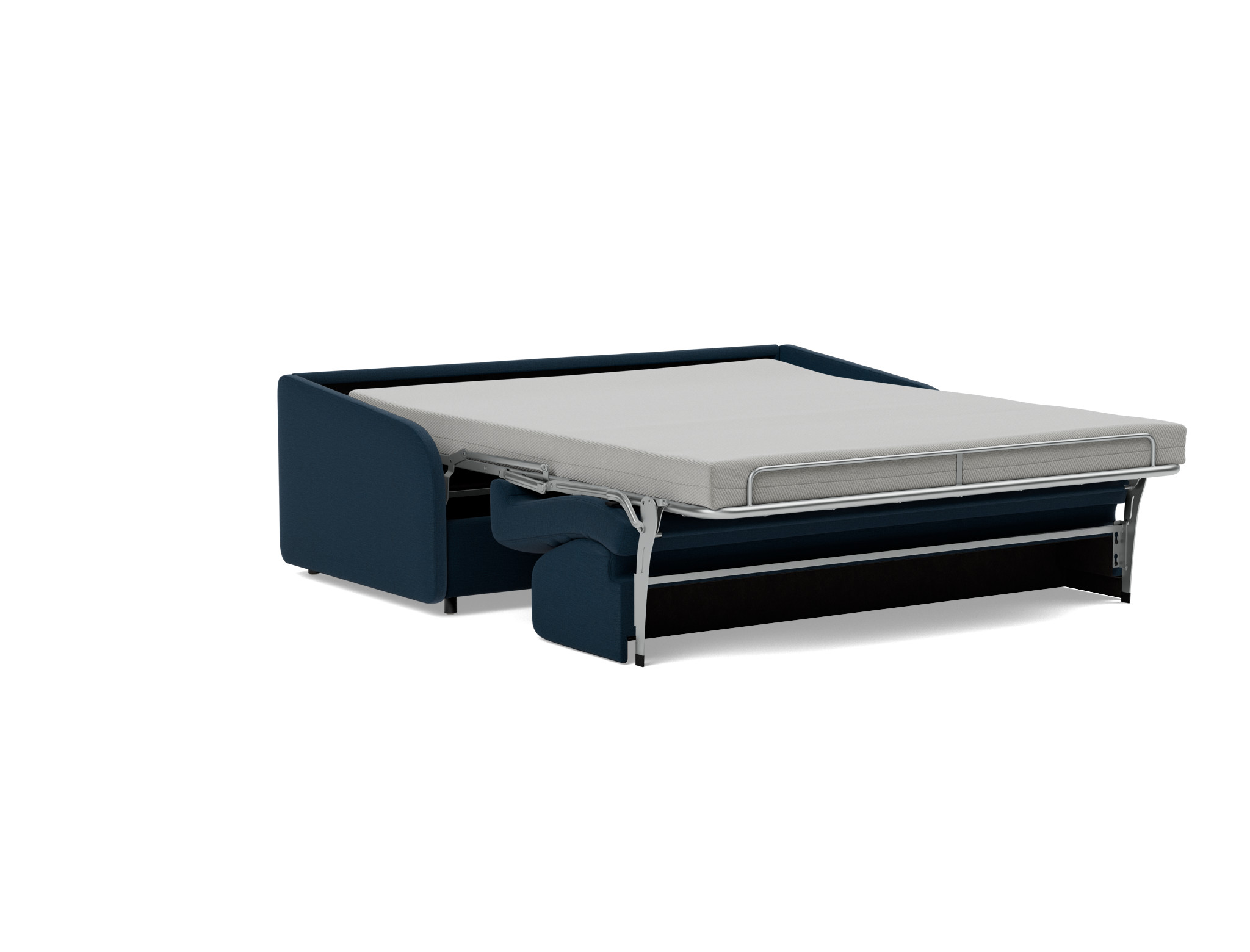 Schlafsofa Eivor mit Memory-Matratze 160 Flachgewebe Mixed Dance 528-Blue