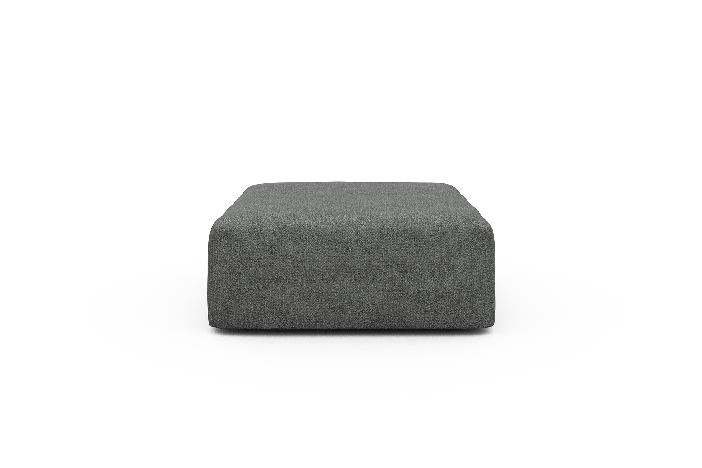 Sitzhocker Hugo Ottomane Boucle-Ash-Grey