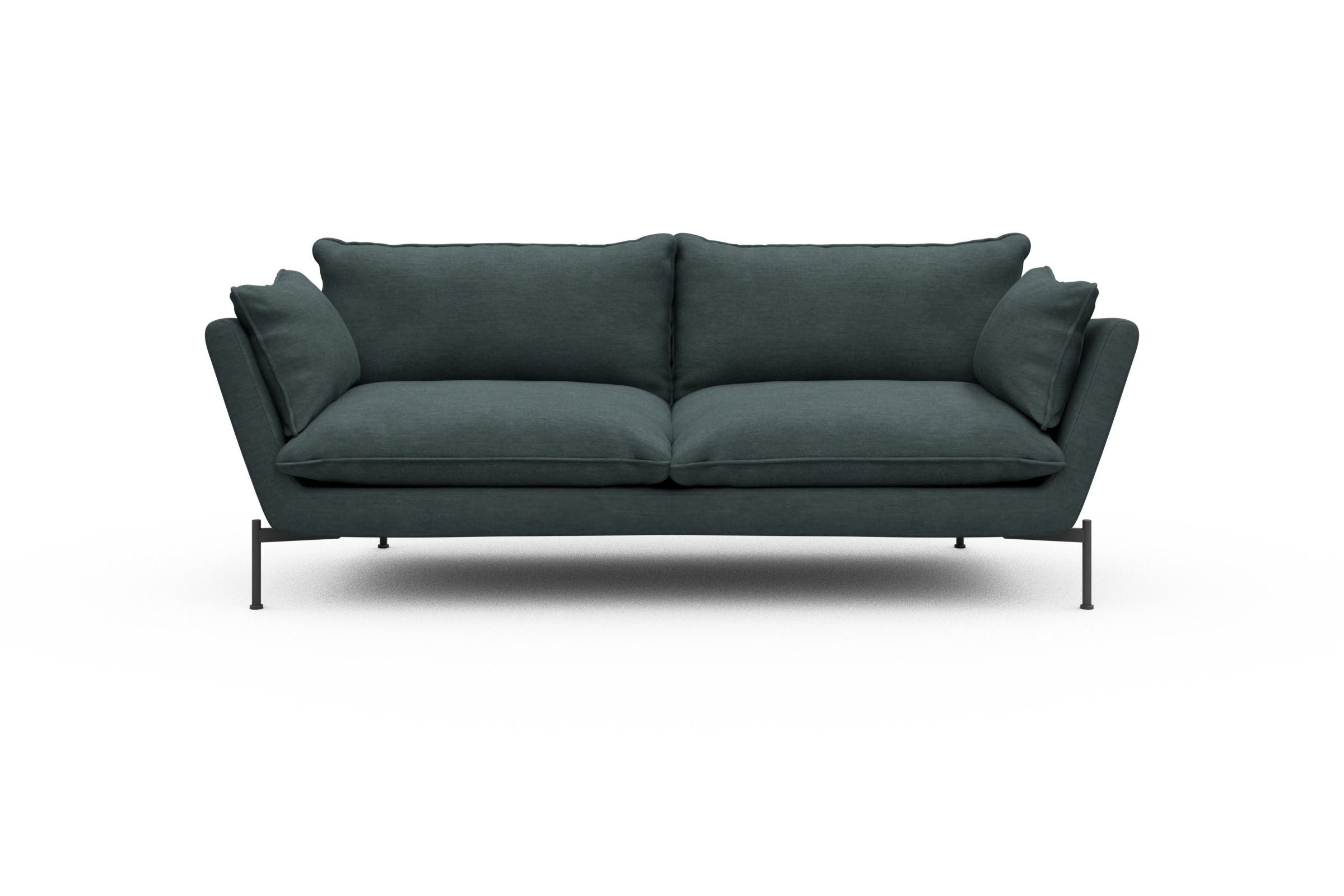 Skandi Home Sofa Anton PREMIUM 3-Sitzer Vivus-Blue moebelfaktor