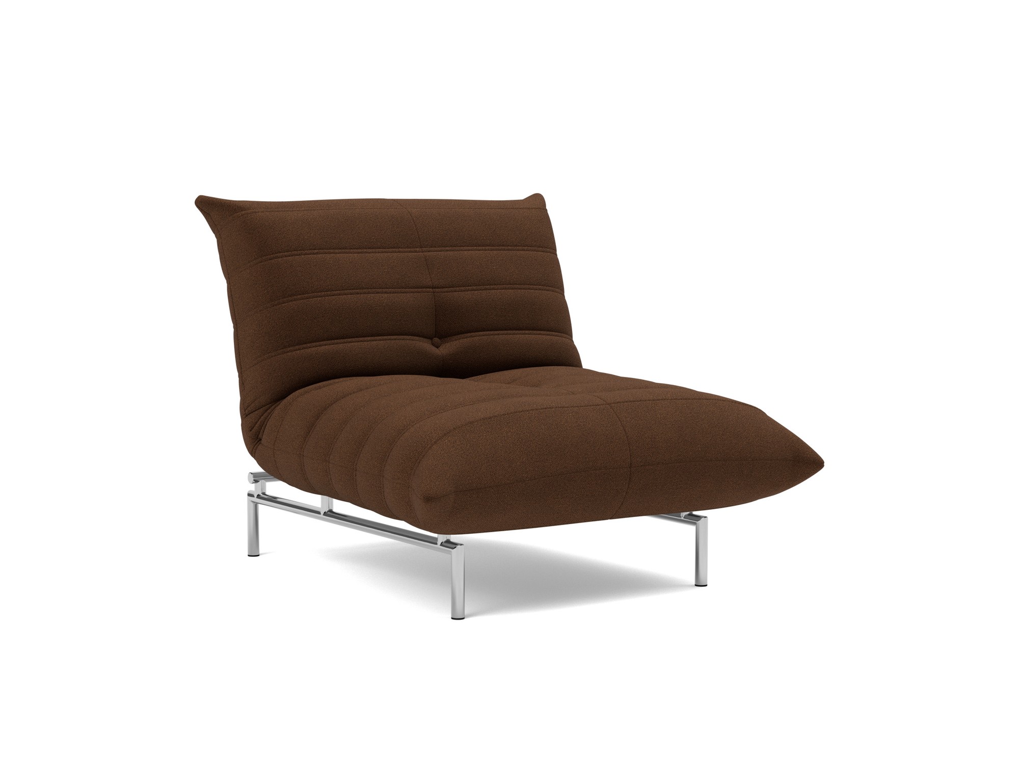Sessel Mikunjo Strukturierter Stoff Taura 359-Cappuccino