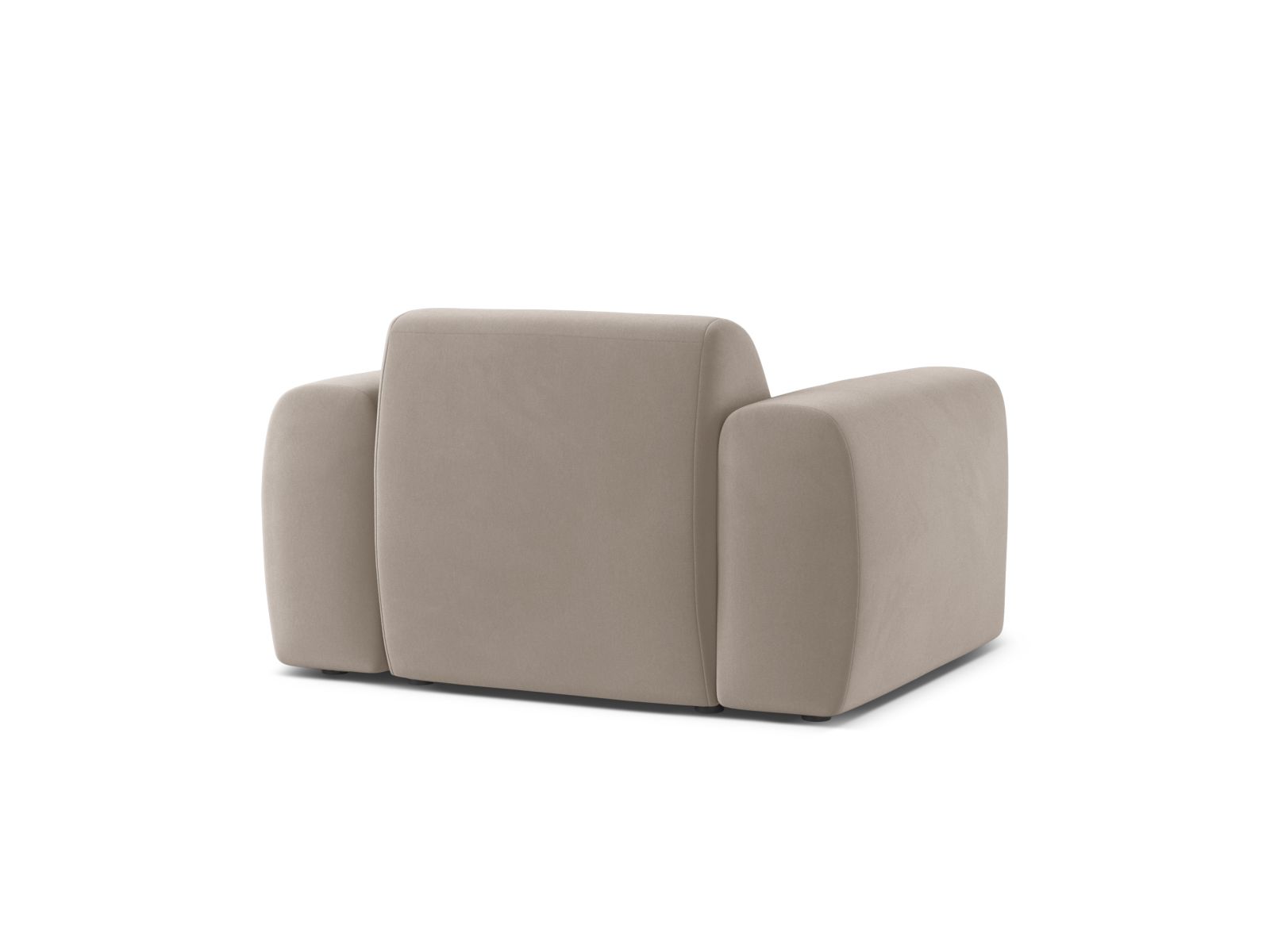 Micadoni Sessel Molino Samt Casino Helles Beige