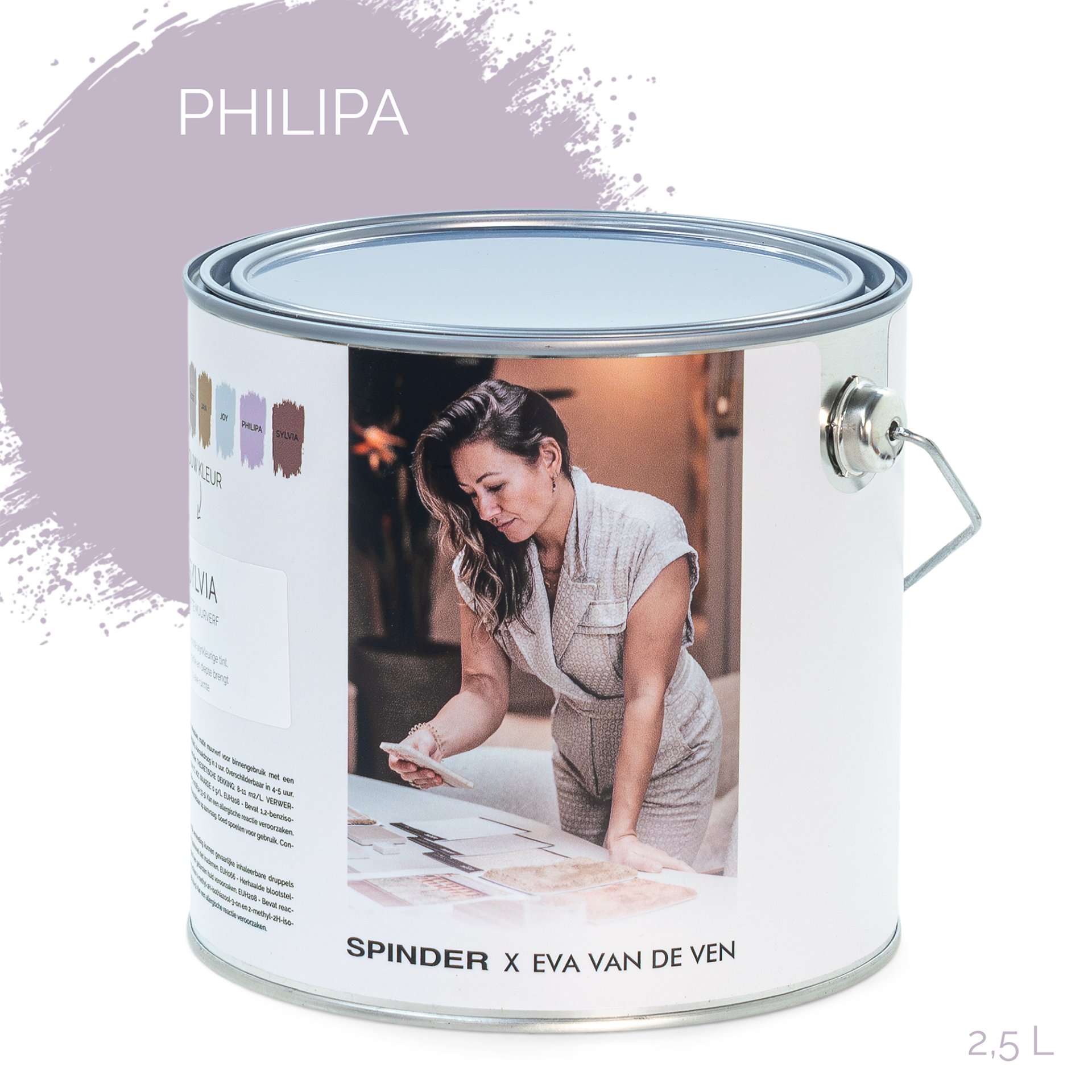 Spinder Design Wandfarbe Philipa 2,5 Liter