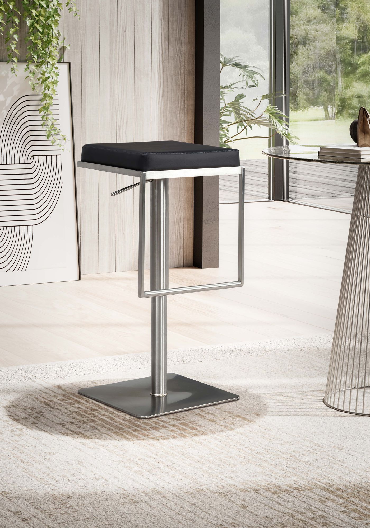 Barhocker Grotli Metall Schwarz 38 × 39 × 91 cm
