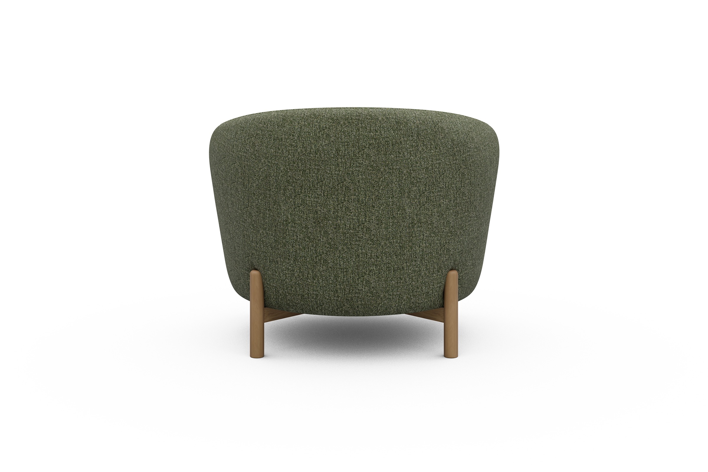 Sessel Ronda Holzbeine Eiche Natur Carreno-Vivid-Green