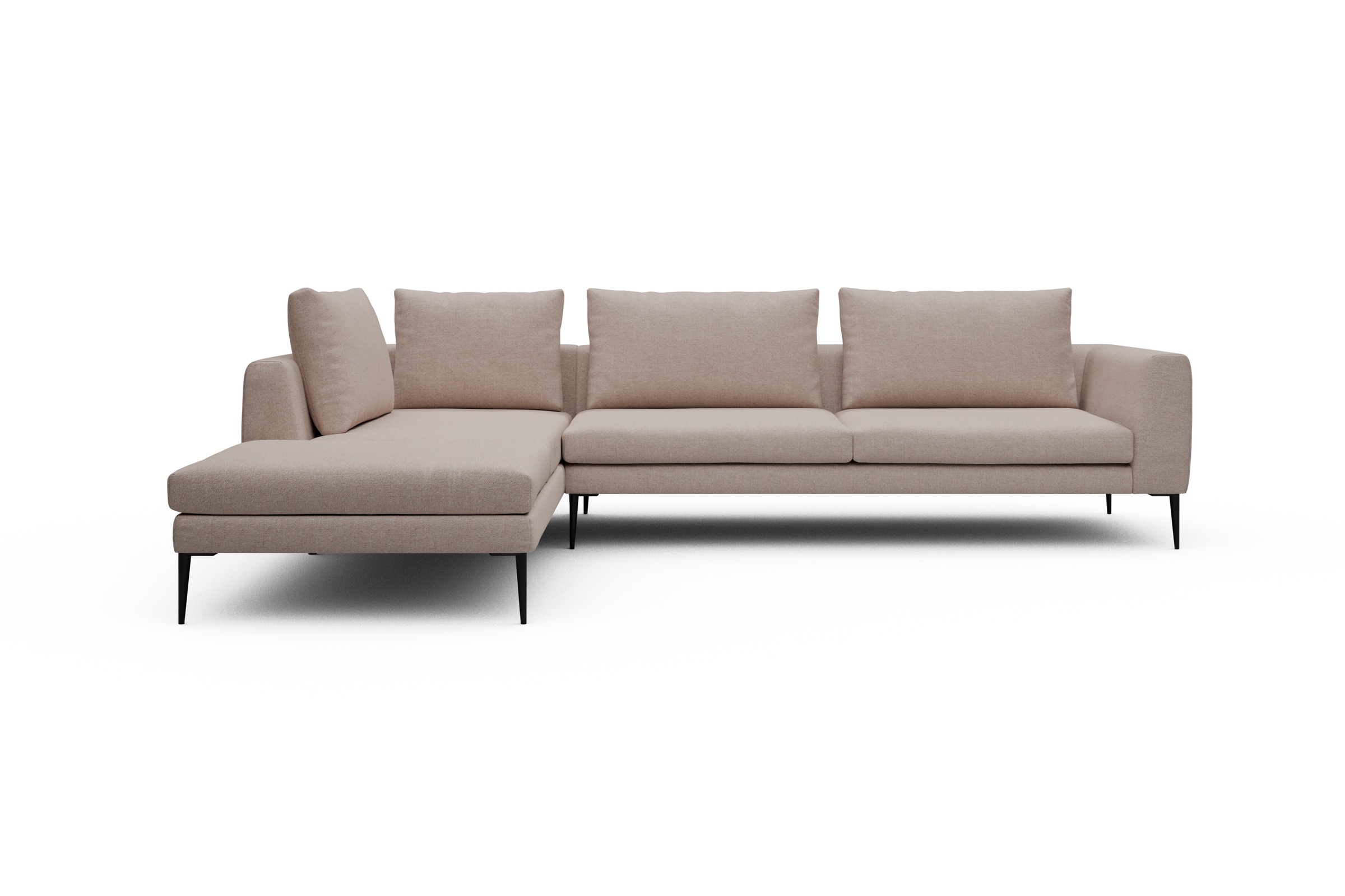 Skandi Home Ecksofa Paul Relax-Ecke rechts mit 3-Sitzer Weda-Sand moebelfaktor
