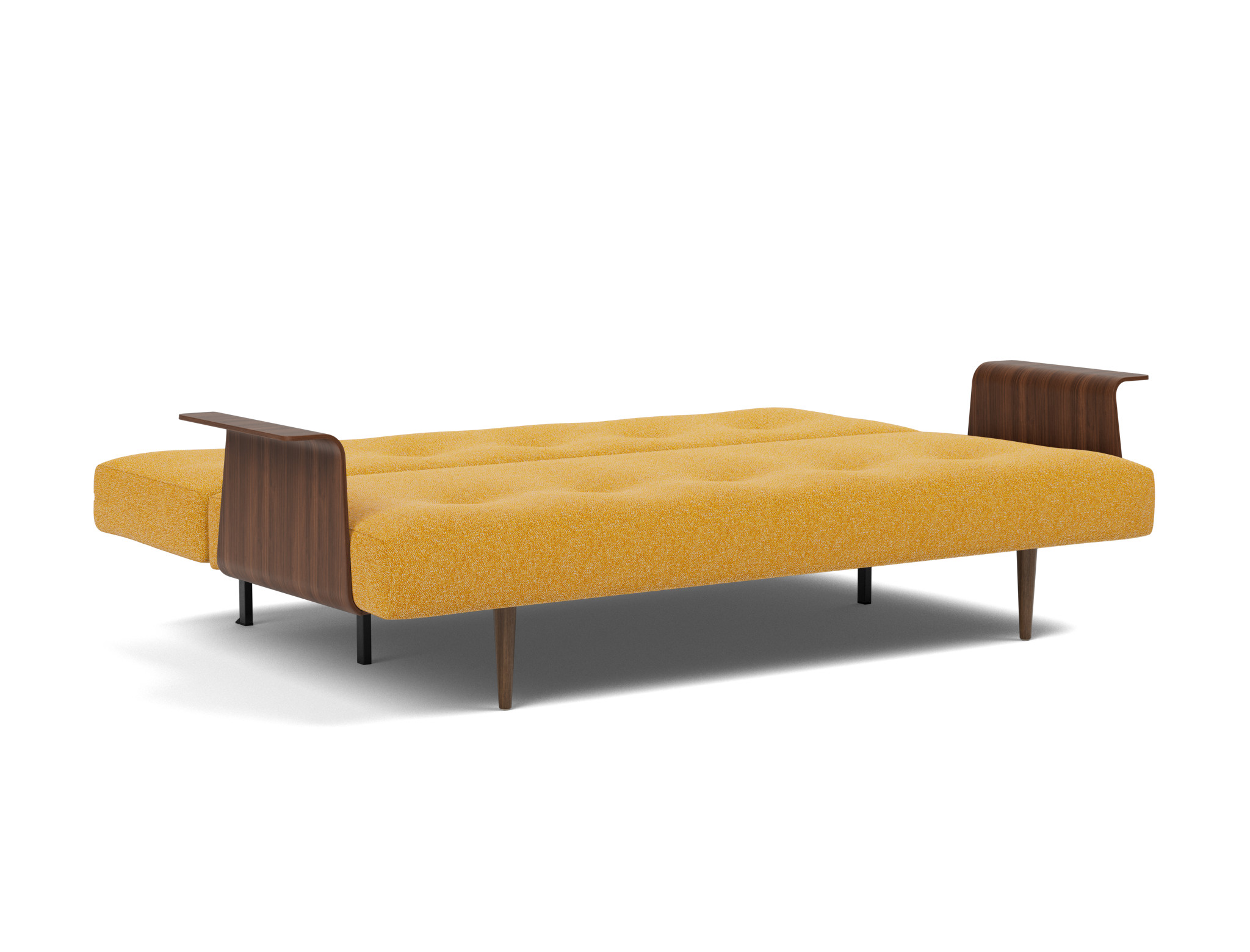 Schlafsofa Recast mit Armlehnen Boucle Skandi 536-Ochre