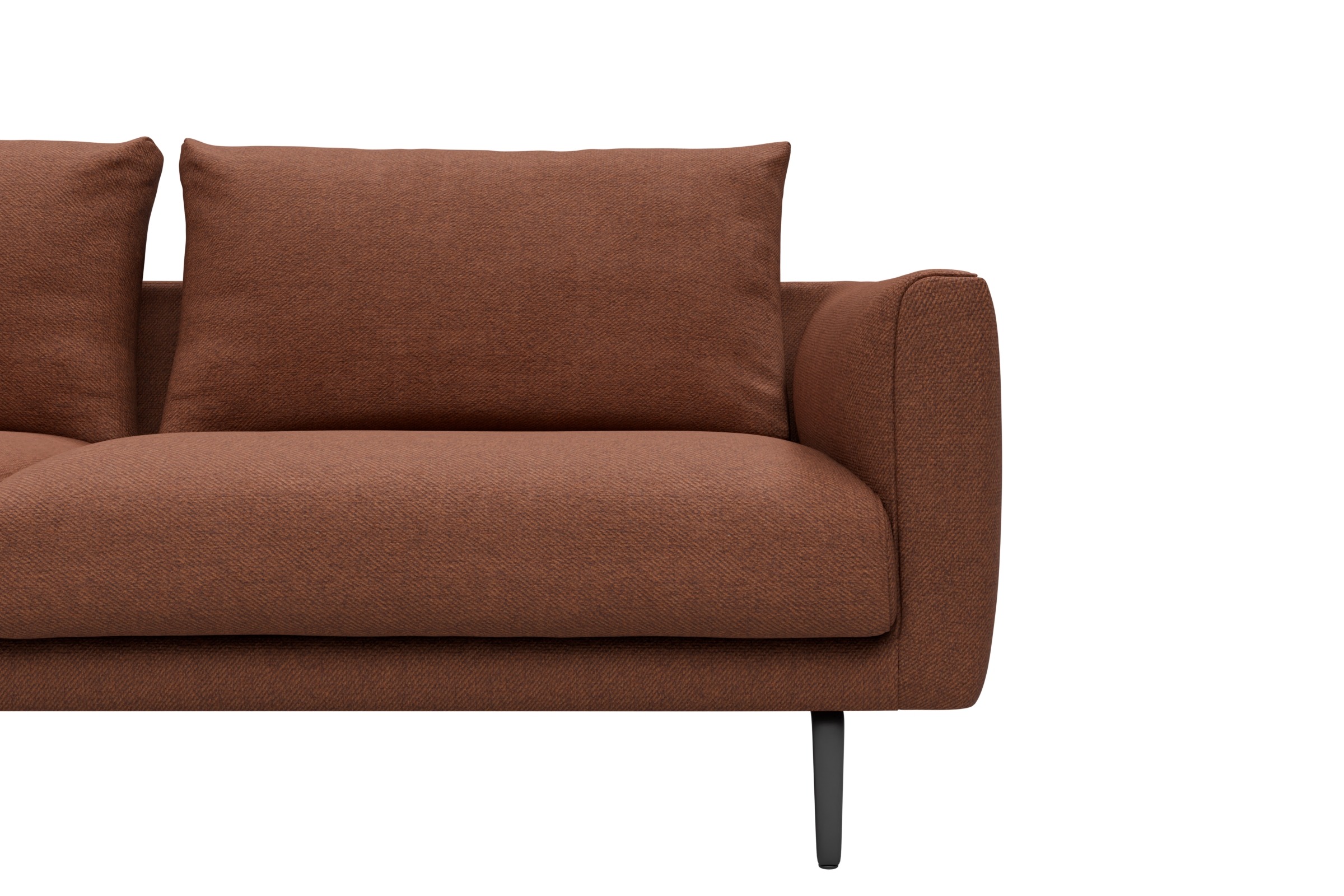 Sofa Karl 2-5-Sitzer Weda-Rust