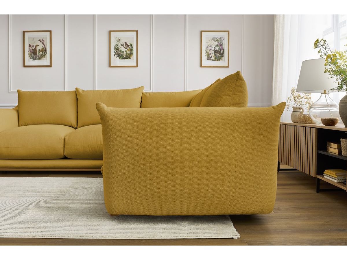 Bobochic Ernest Ecksofa Stoff Gelb