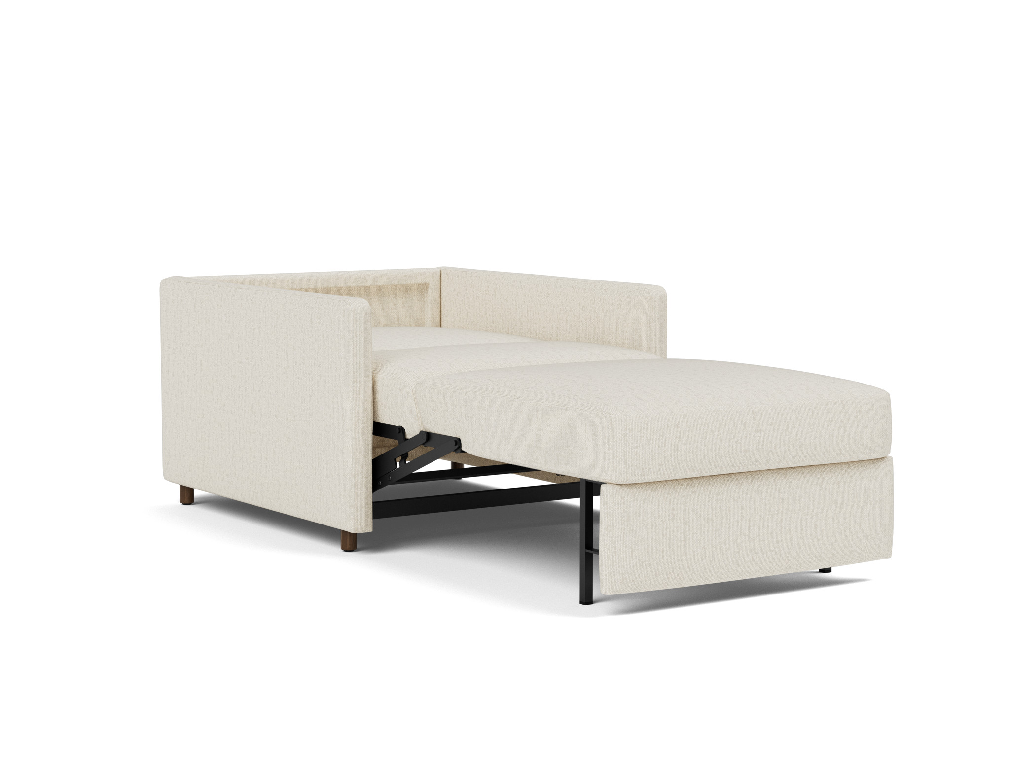 Schlafsessel Neah mit Slim-Armlehnen Boucle Skandi 531-Off-White
