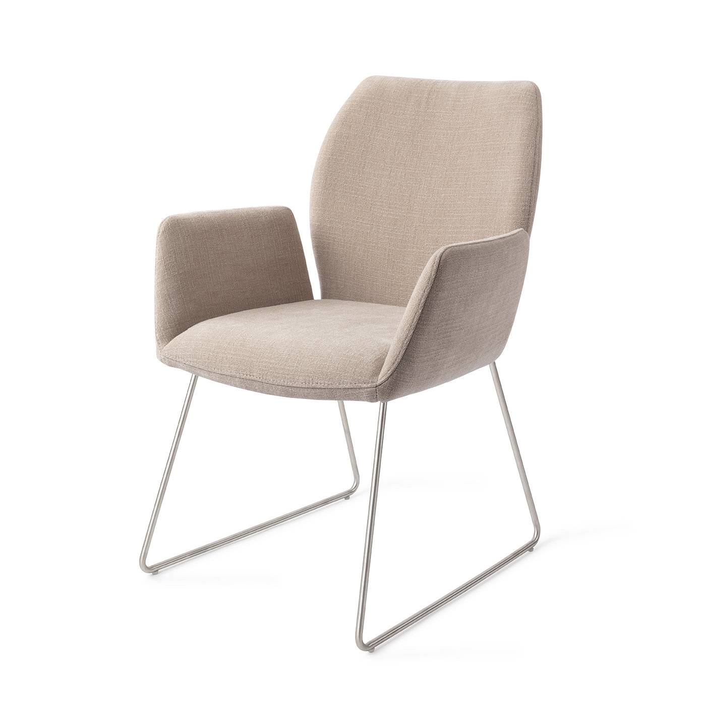 Jesper Home Esszimmerstuhl Misaki Sand Strand Slide Stahl