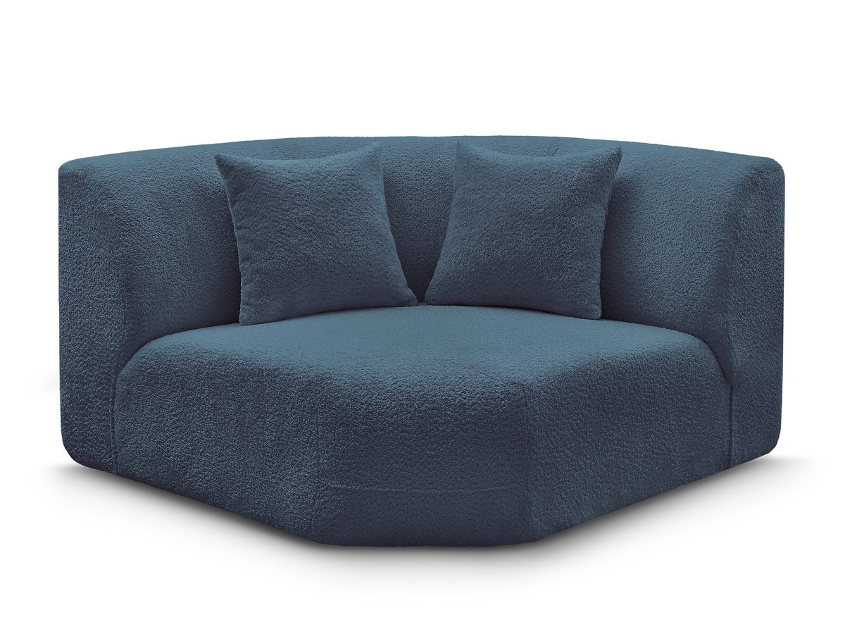 Bobochic Anda Sofa 2-Sitzer Chenille Hellblau