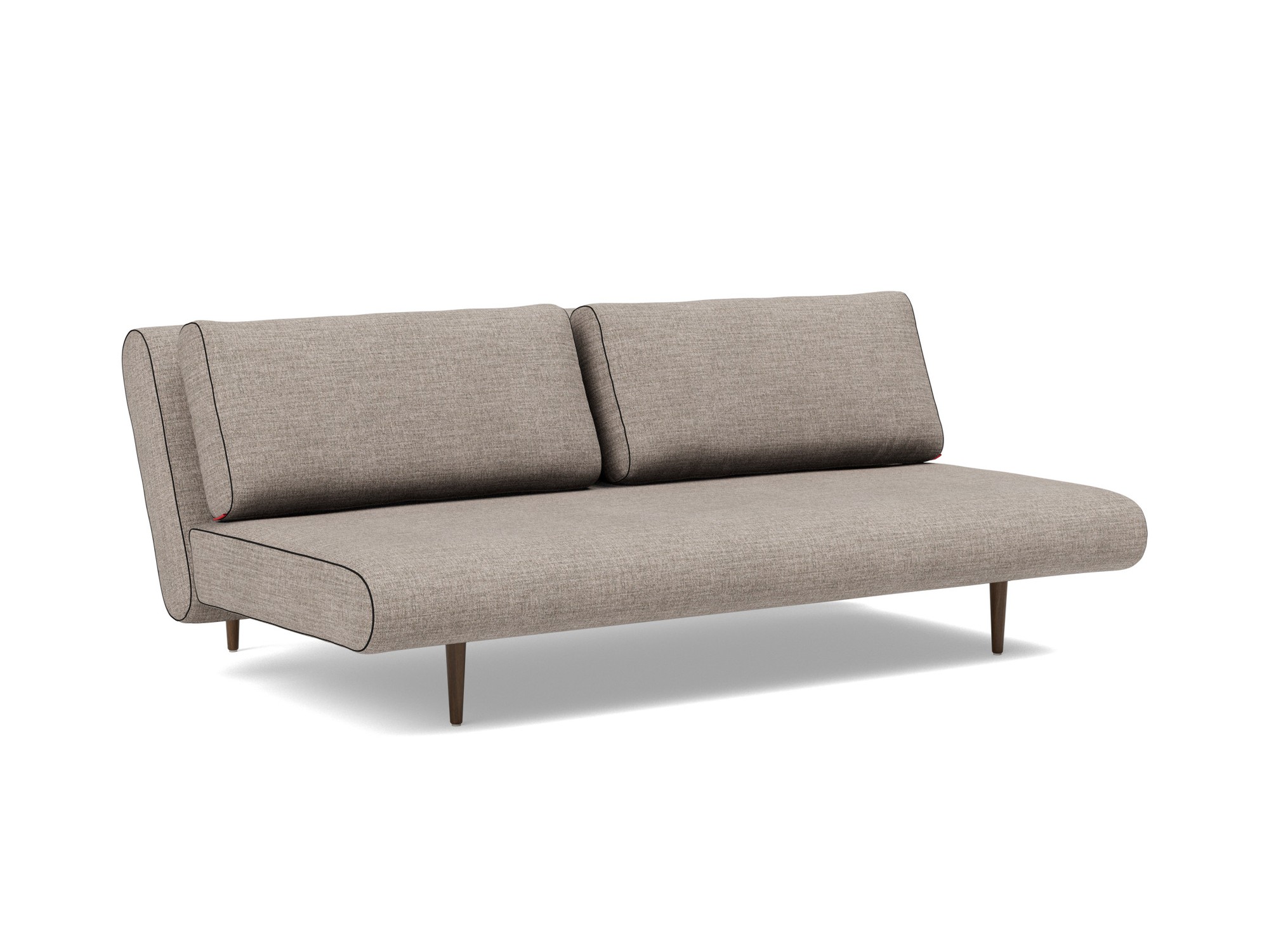 Schlafsofa Unfurl Lounger Chenille Yuveno 472-Warm-Grey