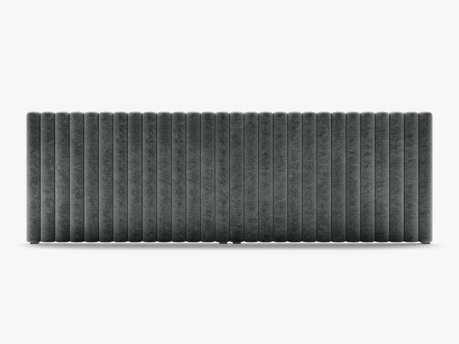 Micadoni Mistero Polster-Kopfteil Chenille Perfect Harmony Dunkelgrau 280x95