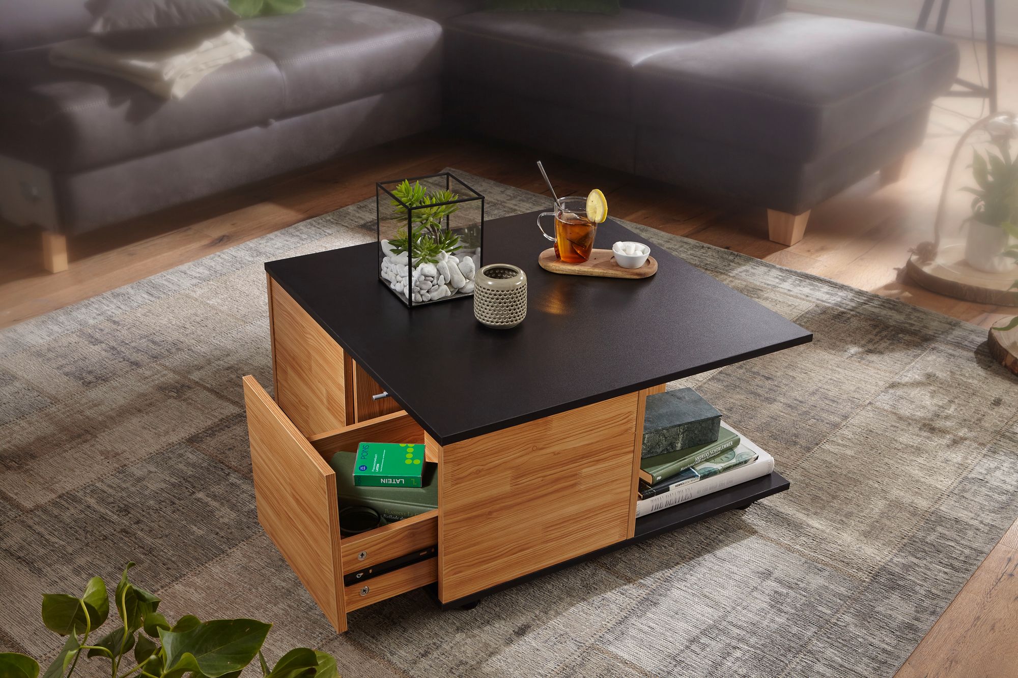 Couchtisch Stenstrup Braun 70 × 70 × 36,5 cm