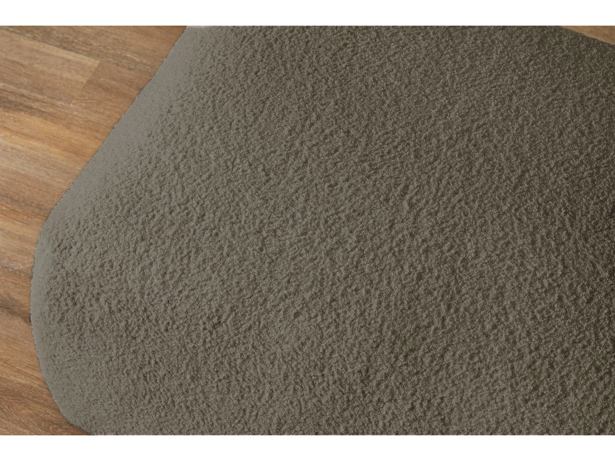 Bobochic Envy Pouf Bouclé-Stoff Braun