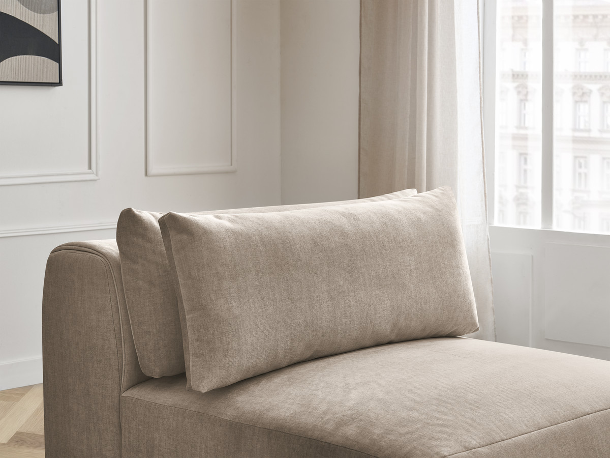 Bobochic Jana Sofamodul 1-Sitzer Samt Taupe