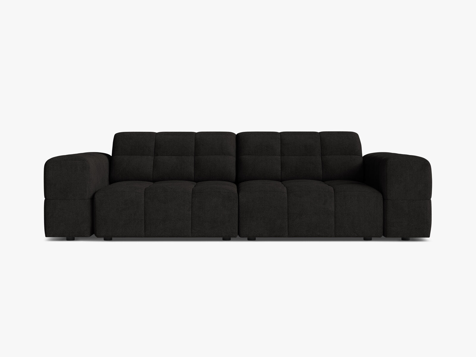 Micadoni Sofa Jennifer 3-Sitzer Chenille Eden Anthrazit
