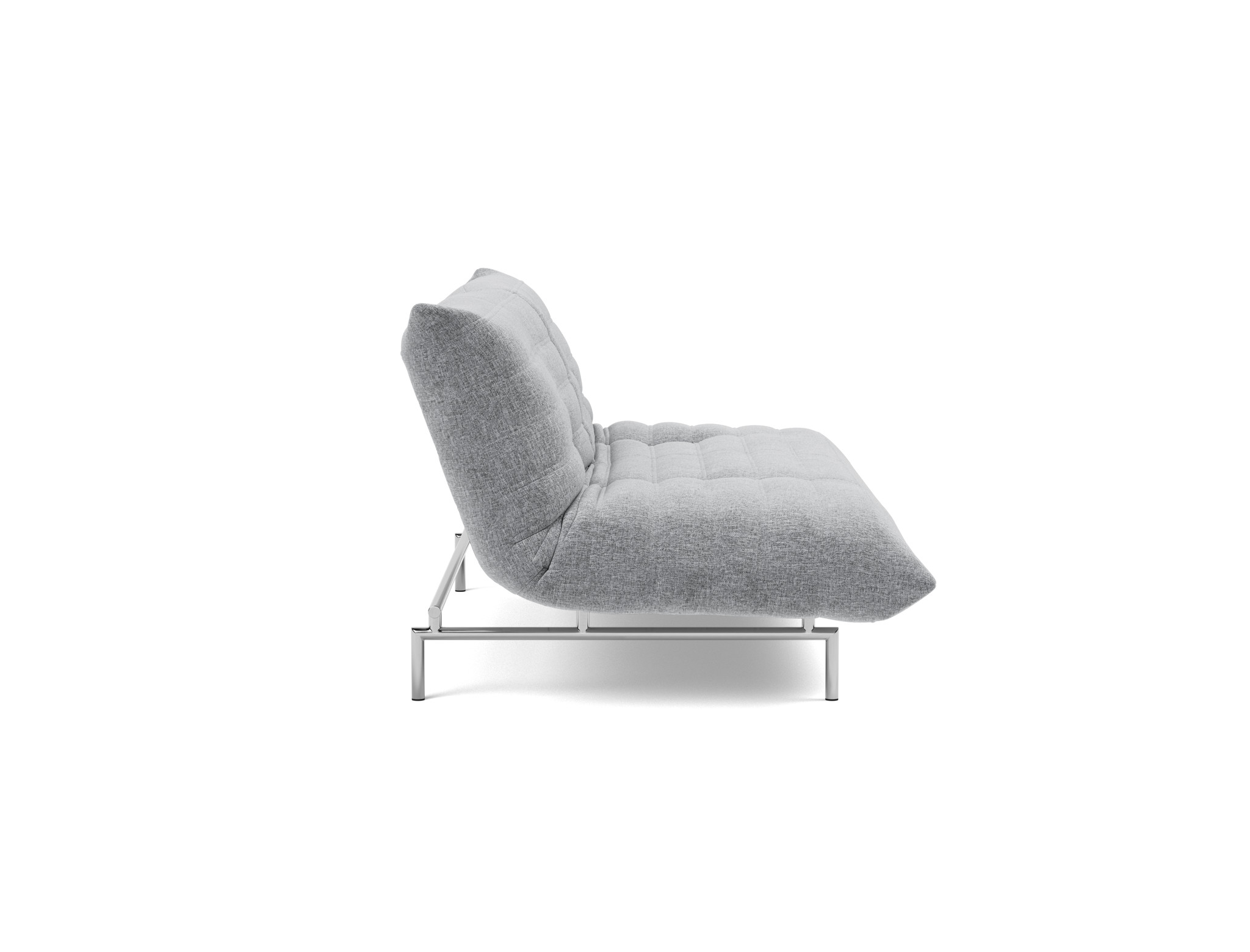 Schlafsofa Mikunjo Strukturierter Stoff Twist 565-Granite