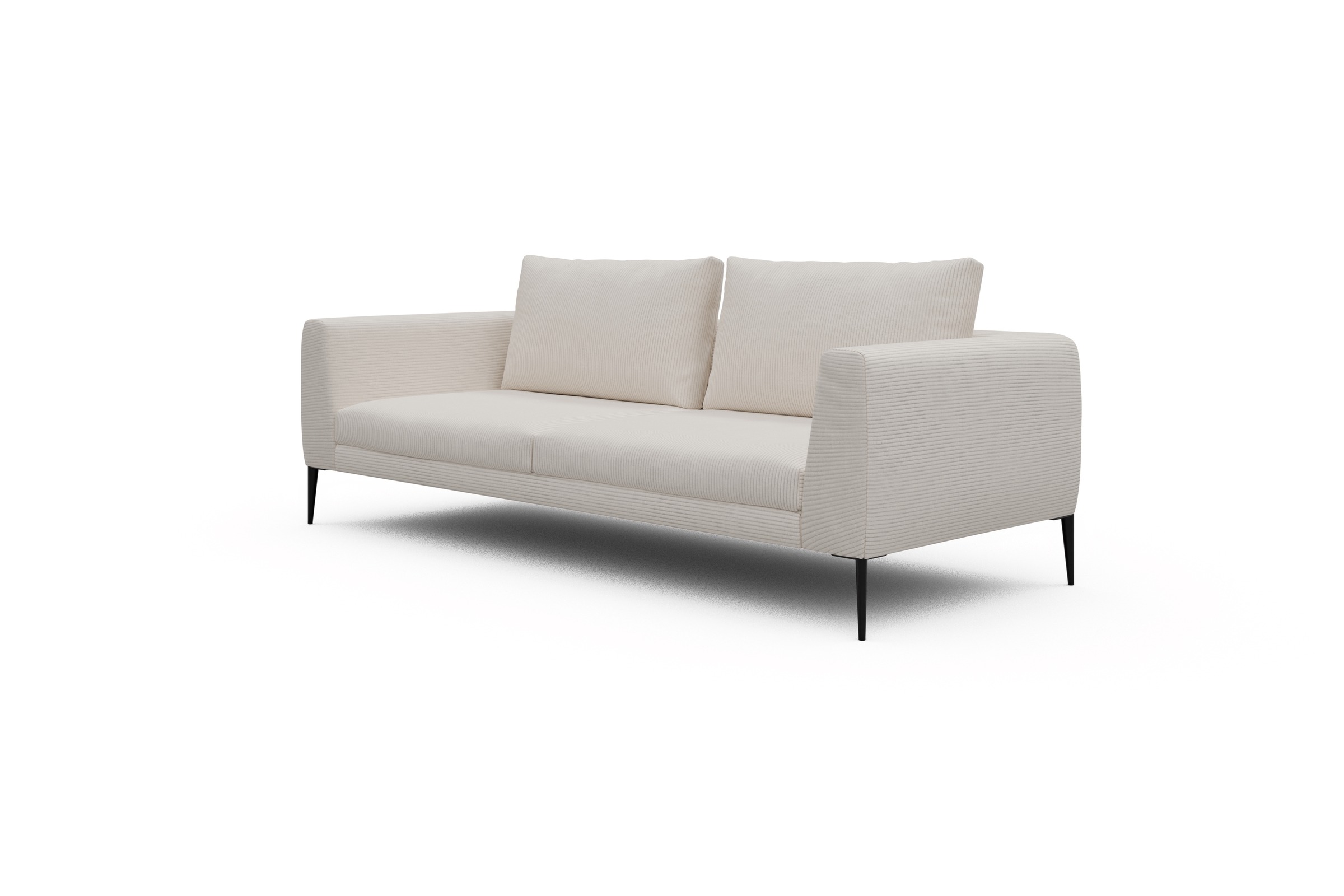Sofa Paul 3-Sitzer Corduroy-Ivory