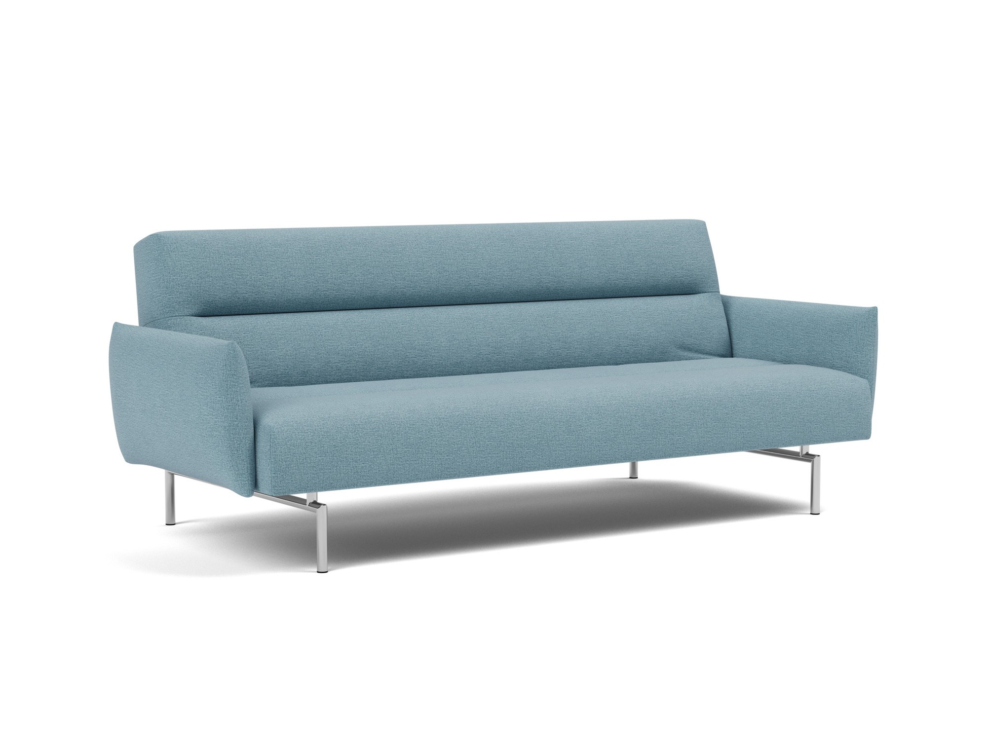 Schlafsofa Jillis mit Armlehnen Flachgewebe Mixed Dance 525-Light-Blue