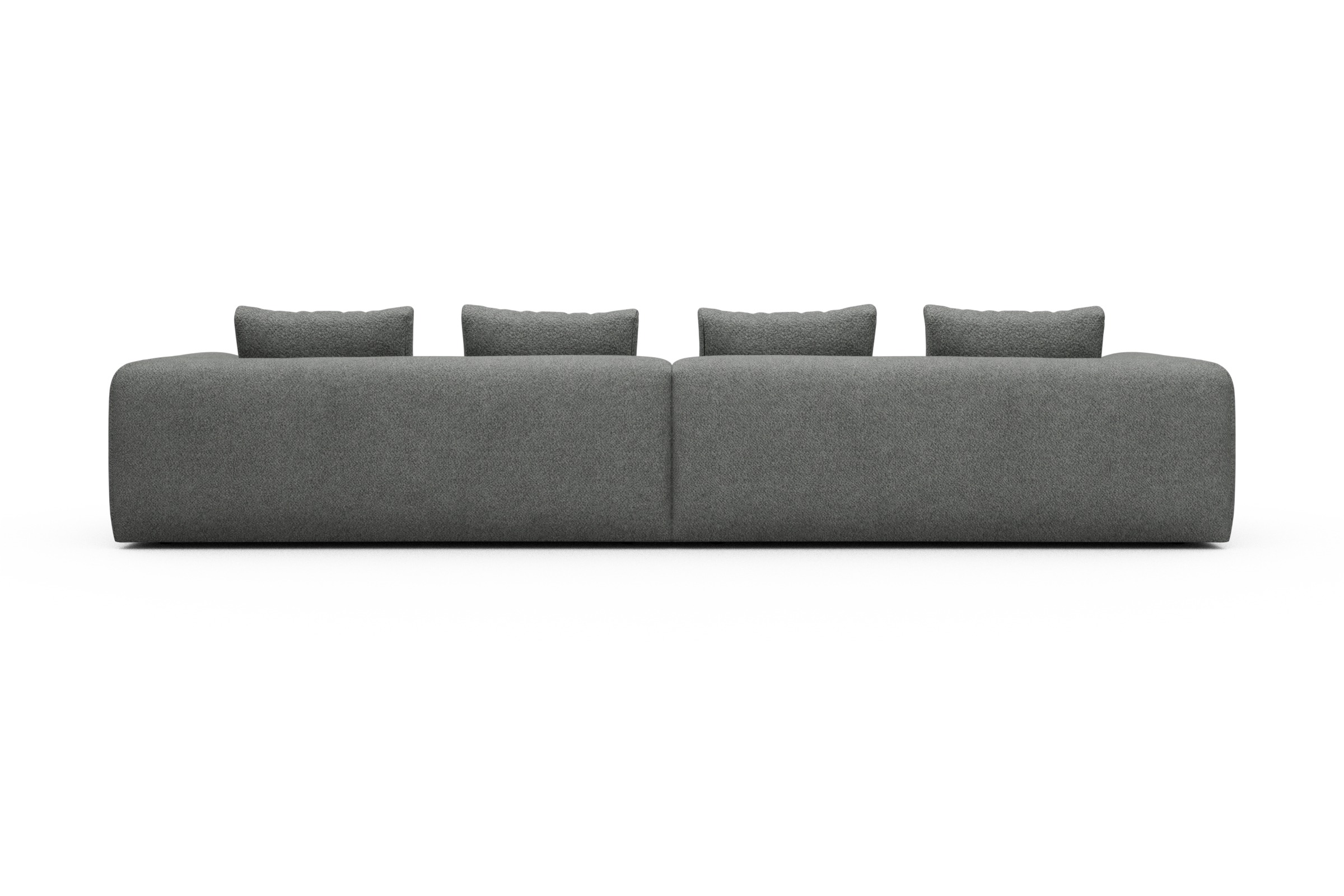Sofa Modulares XXL Sofa Fred 5-Sitzer Vanora-Warm-Grey