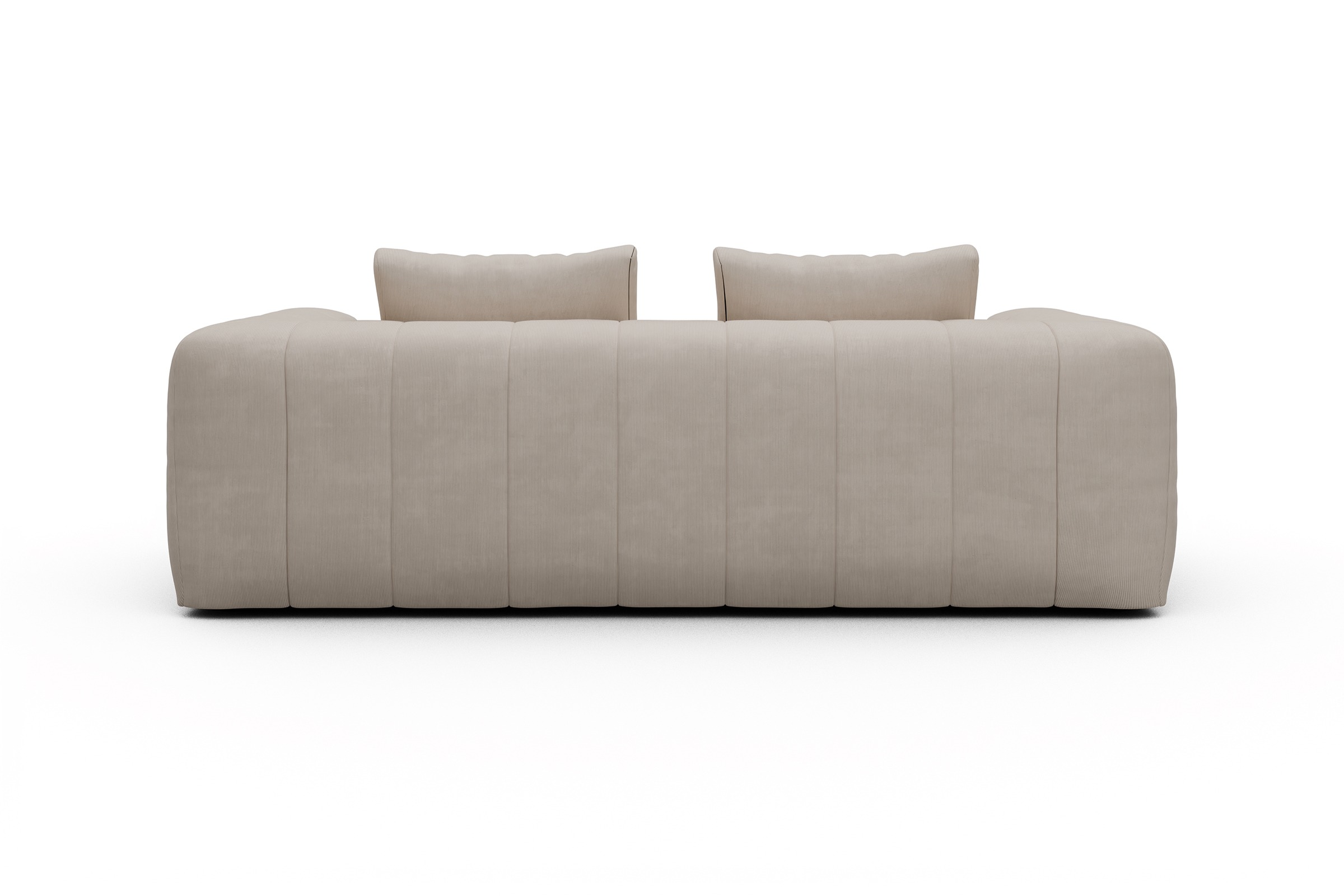 Sofa Hugo 3-Sitzer Cordufine-Off-White