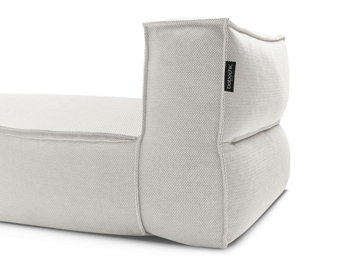 Bobochic Biarritz Méridienne-Modul Melange-Stoff Beige