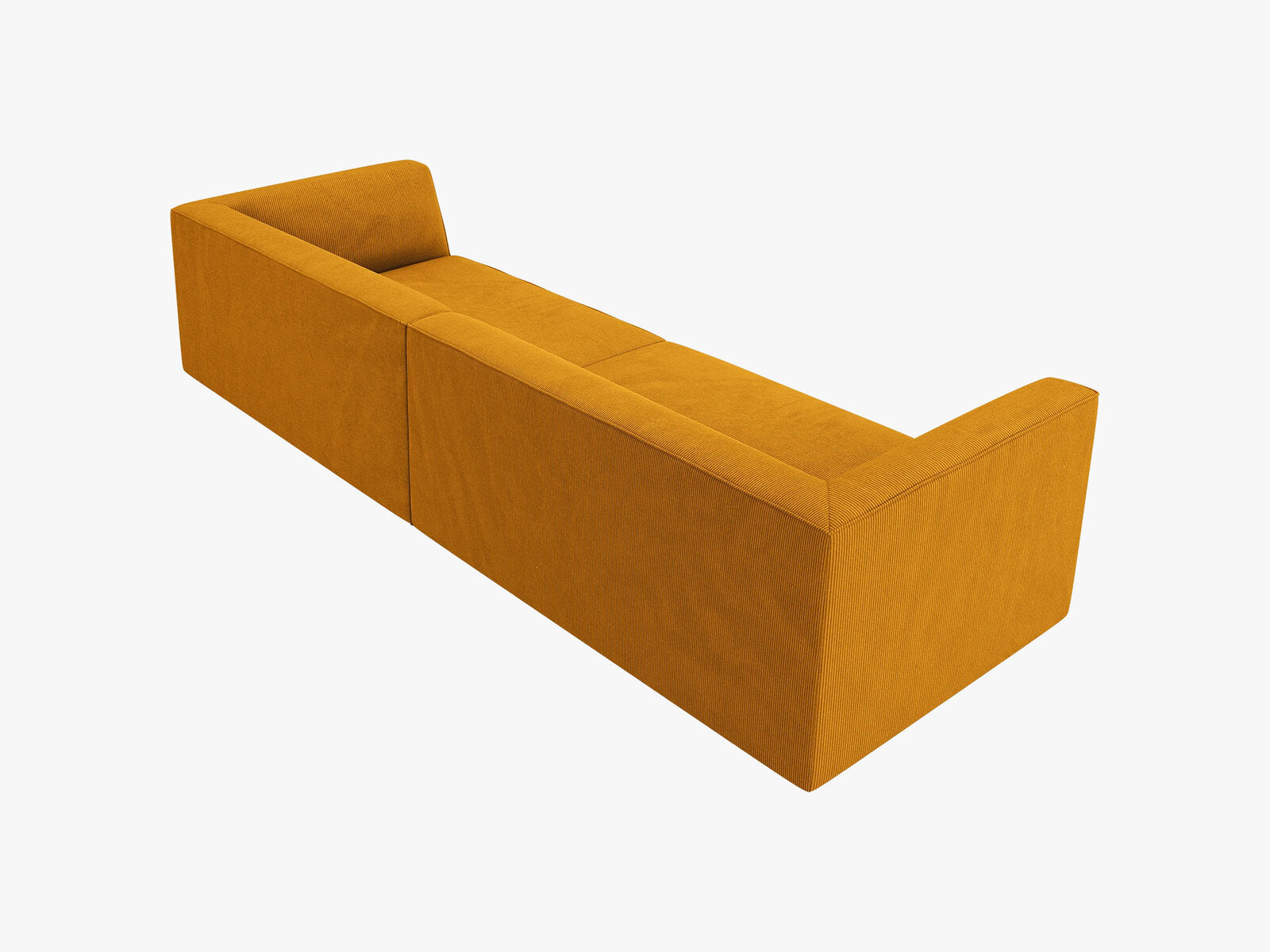 Micadoni Sofa Ruby 4-Sitzer Kord Scala Gelb
