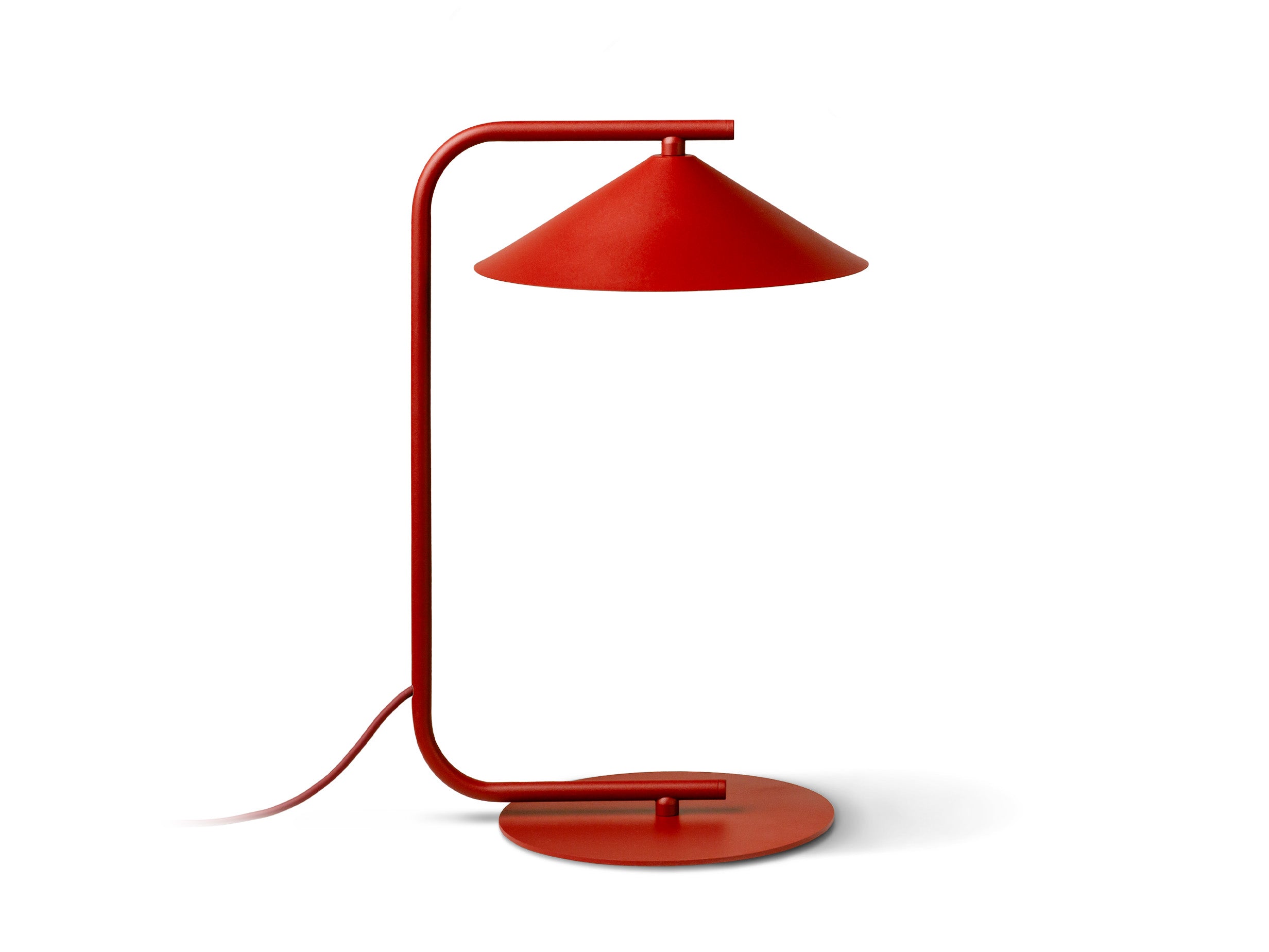 Micadoni Nocte Tischlampe Burgundfarben