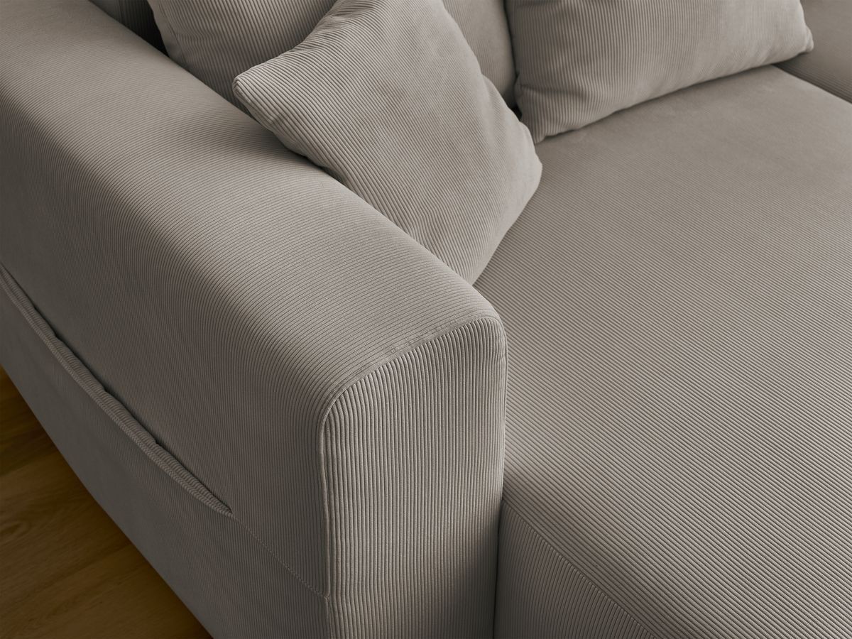Bobochic Sidonie Wohnlandschaft Cordsamt Taupe