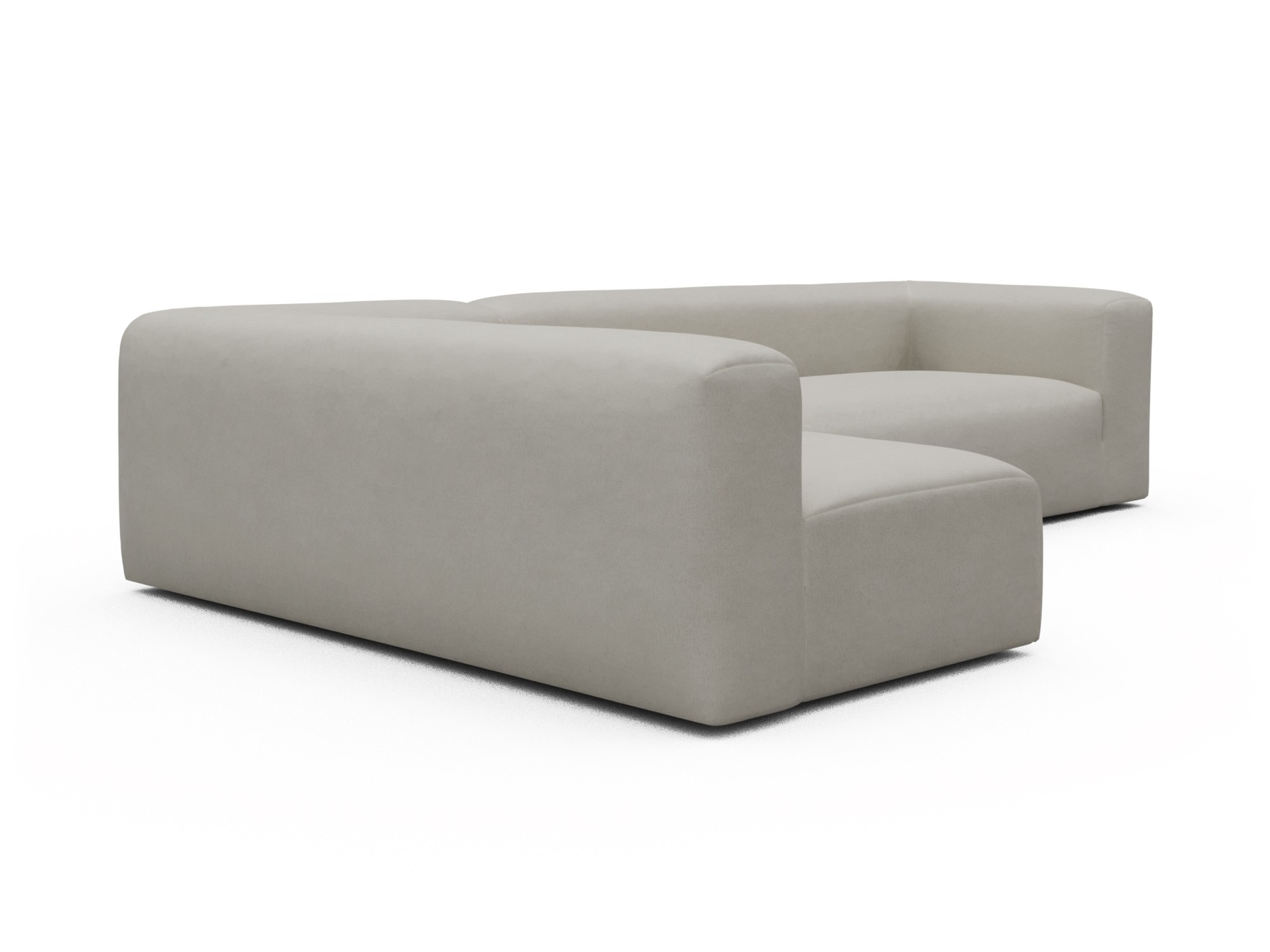 Skandi Home Ecksofa Fred 2x 2,5-Sitzer links offen Denari-Clean-Beige moebelfaktor