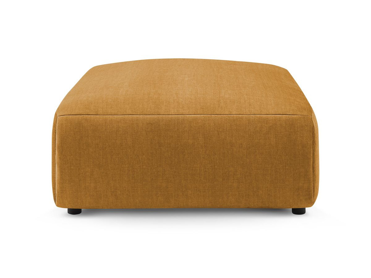 Bobochic Jeanne Pouf 95 × 117 cm Samt Gelb