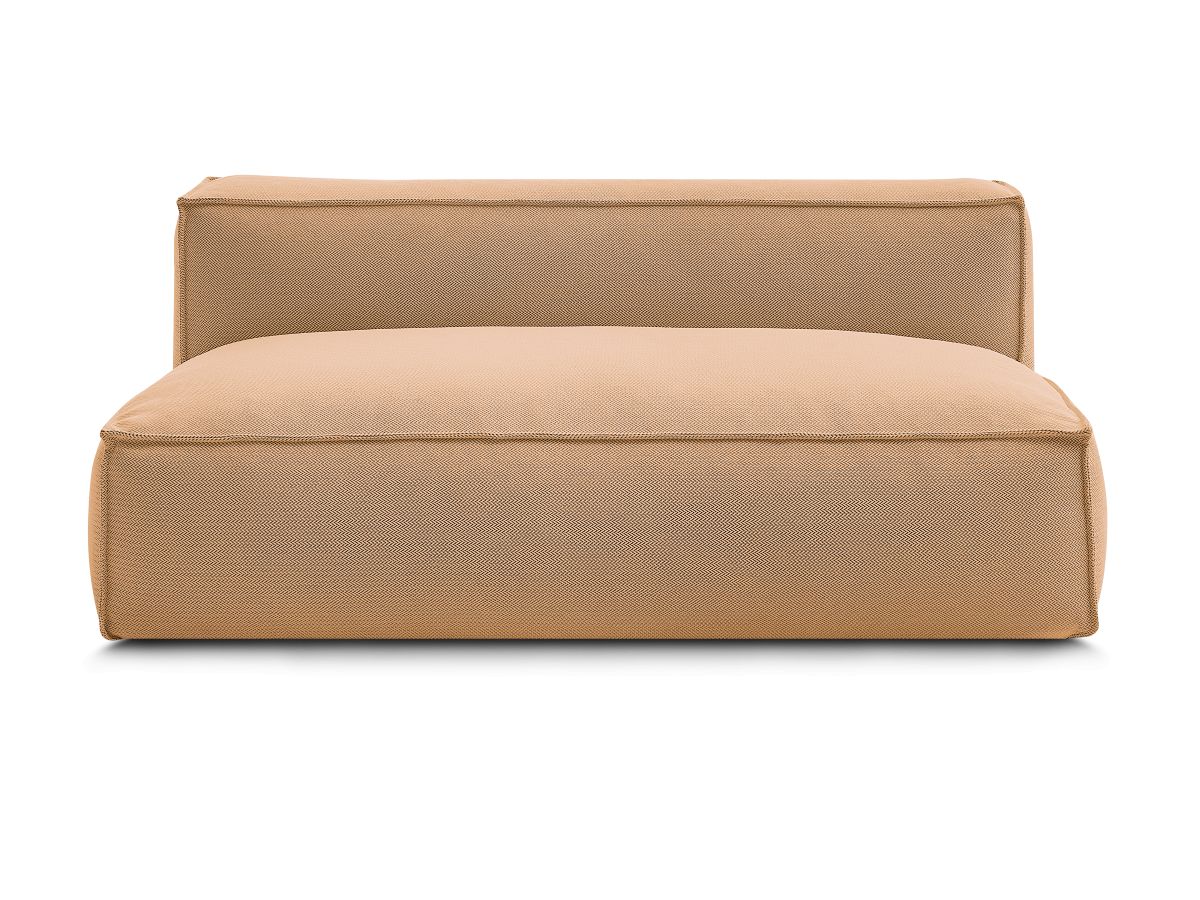 Bobochic Biarritz Sofamodul 2-Sitzer Melange-Stoff Orange