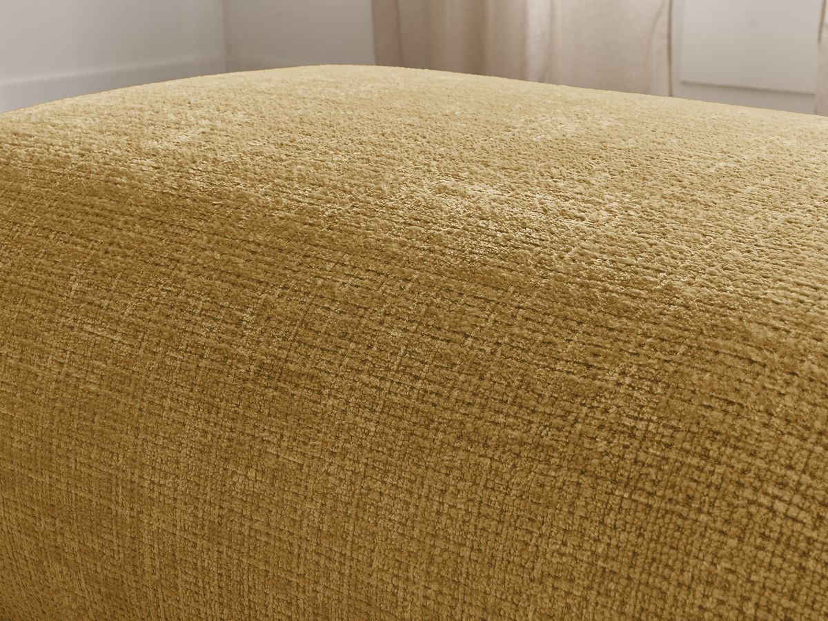 Bobochic Sirius Sofa 1-Sitzer Strukturstoff Gelb
